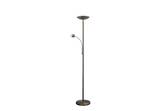 Malea LED Lampadar w/Arm Matt Nickel - Lindby