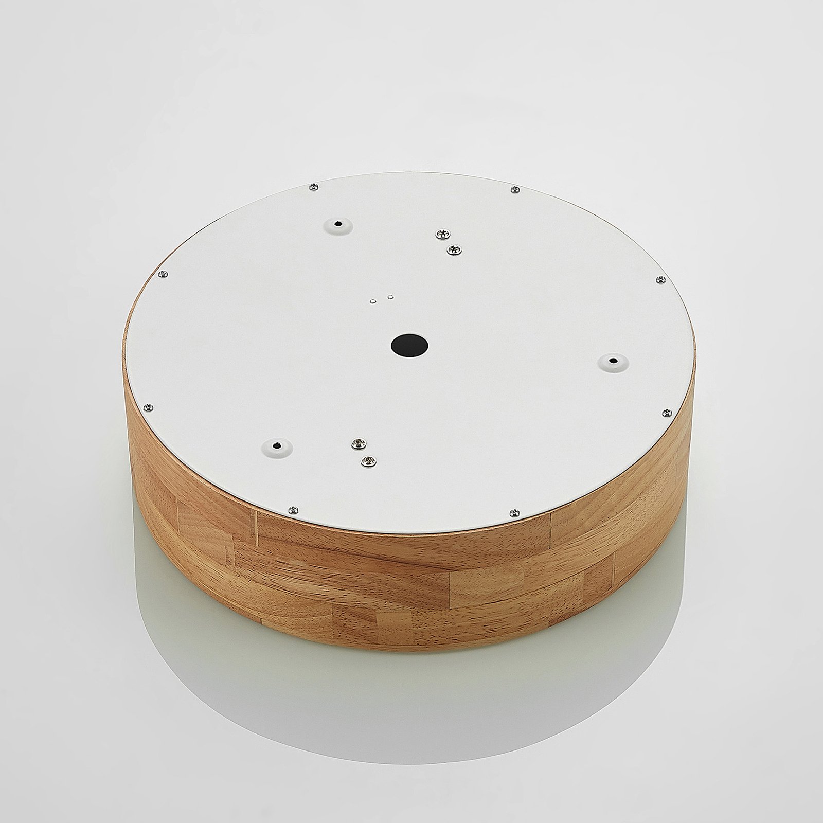 Tanju Plafondlamp Ø30 Wood/White - Lindby