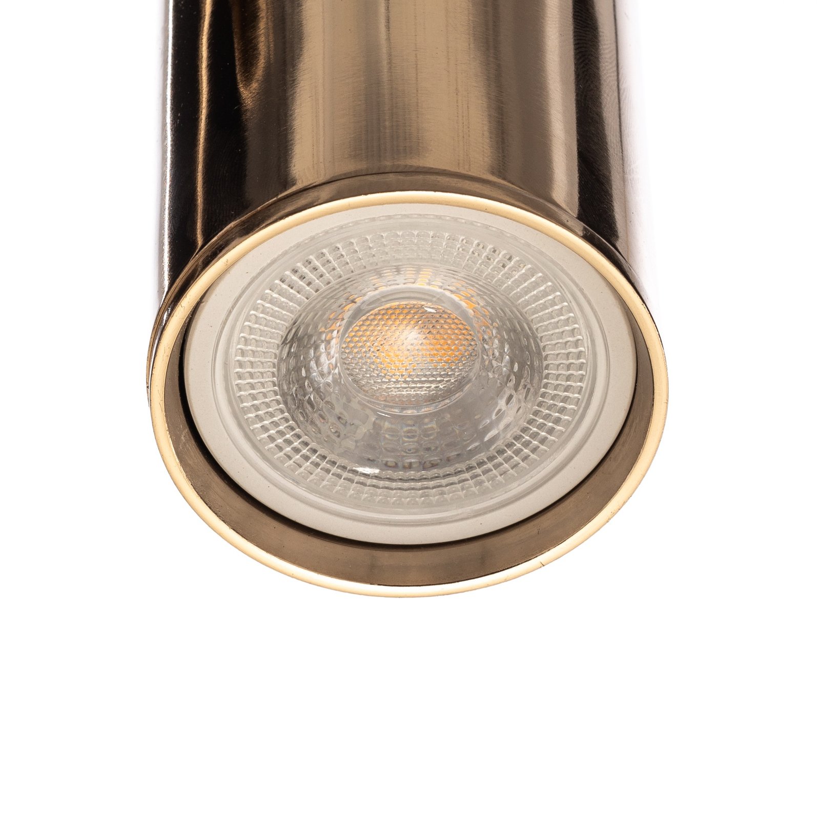 Spotte downlight, gold, 2-bulb