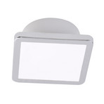 LightMe Aqua Uno ceiling light, 11 x 11 cm, chrome, IP44