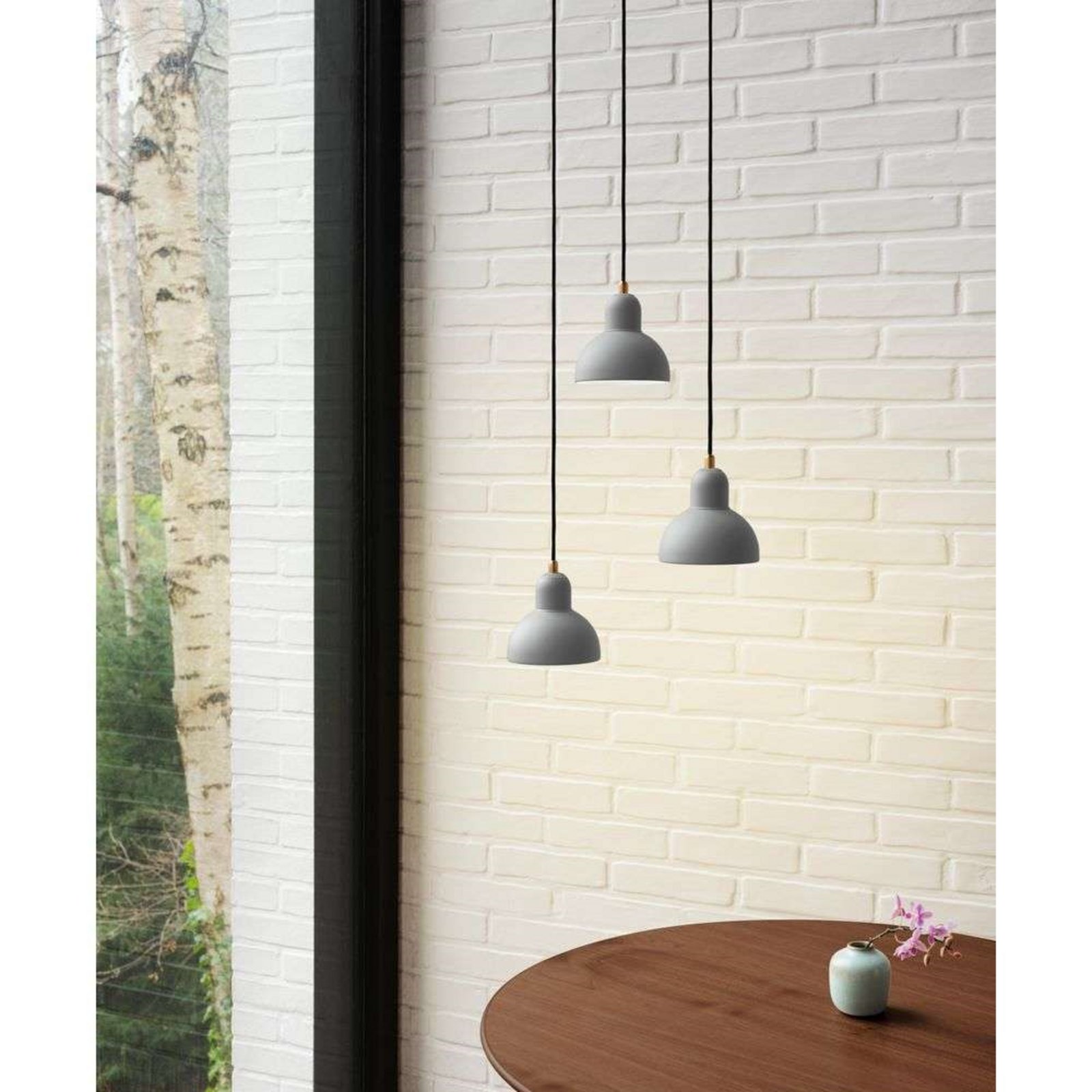 KAISER idell™ 6722-P Lampada a Sospensione Matt Easy Grigio - Fritz Hansen