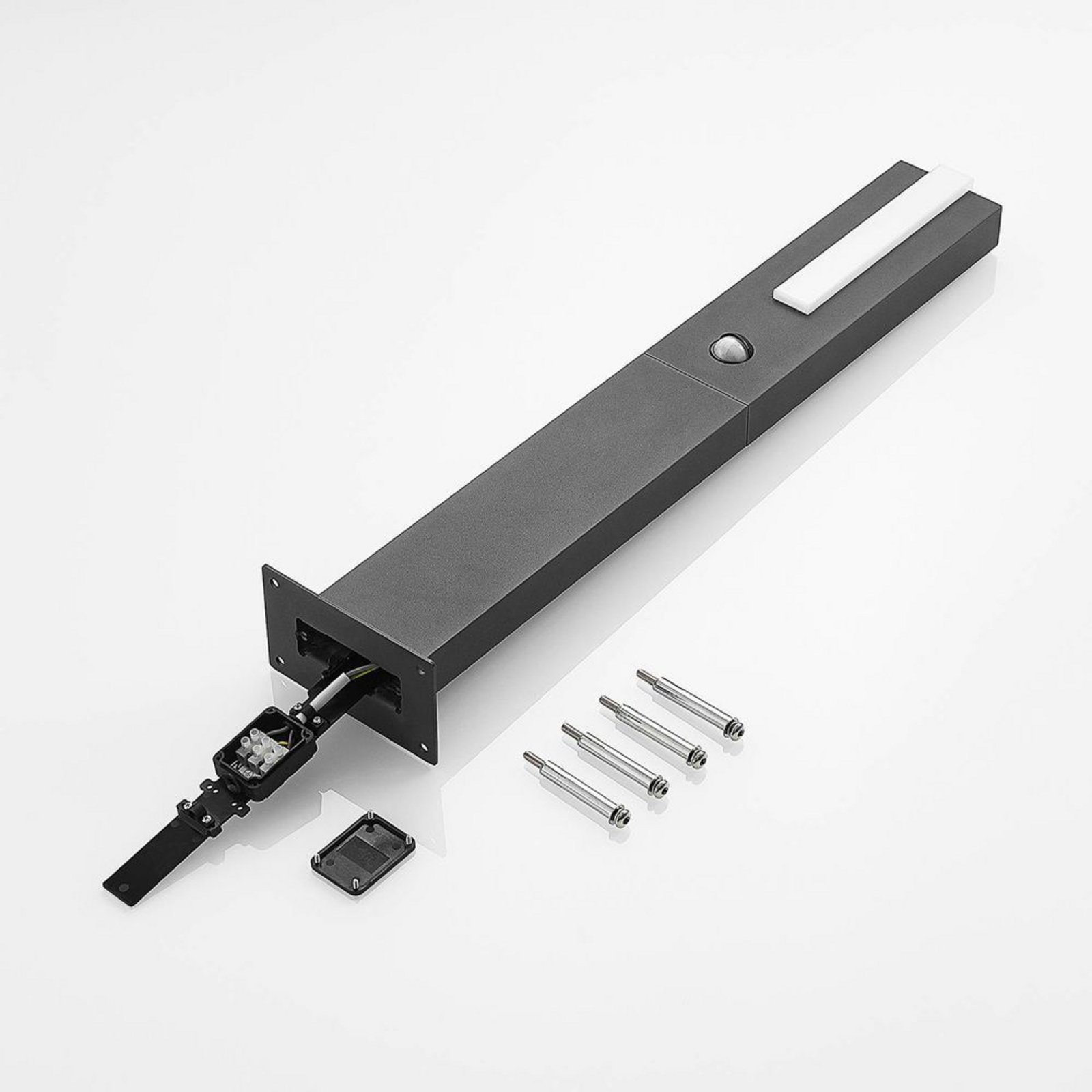 Virgalia LED Kerti Lámpa H65 Érzékelővel Graphite - Lucande