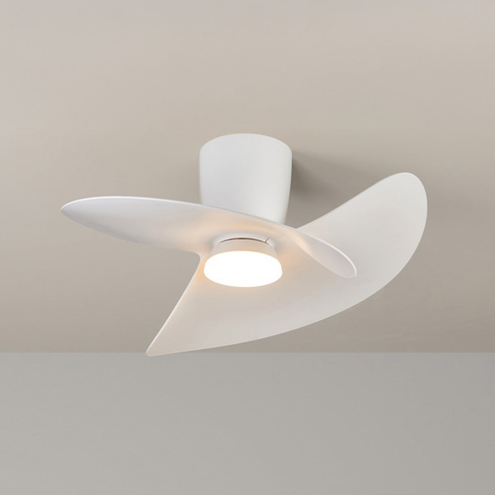 LED plafondventilator Ona wit DC stil CCT 70 cm - Mantra