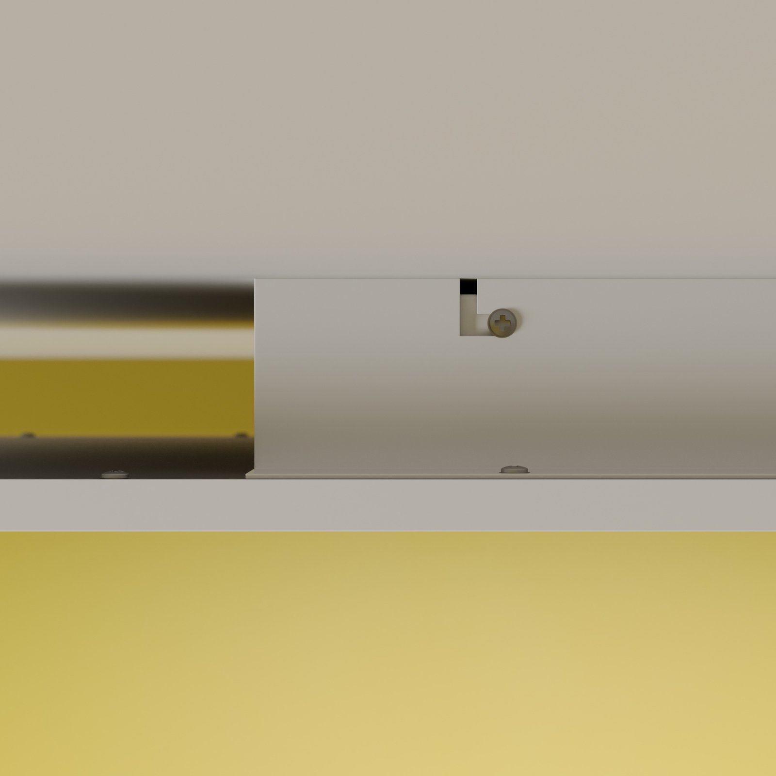 Lindby LED-Panel Luay, 80 x 30 cm, CCT, Remote, dimmbar
