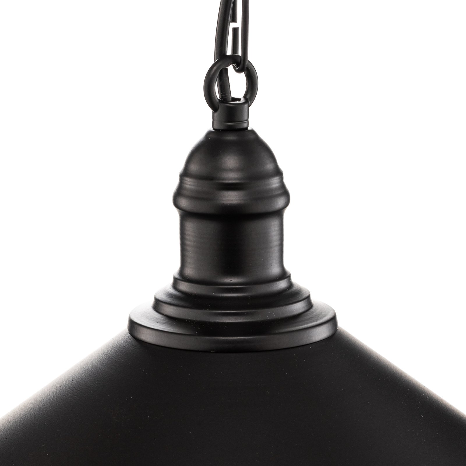 Hanglamp Elmo, 1-lamp, zwart