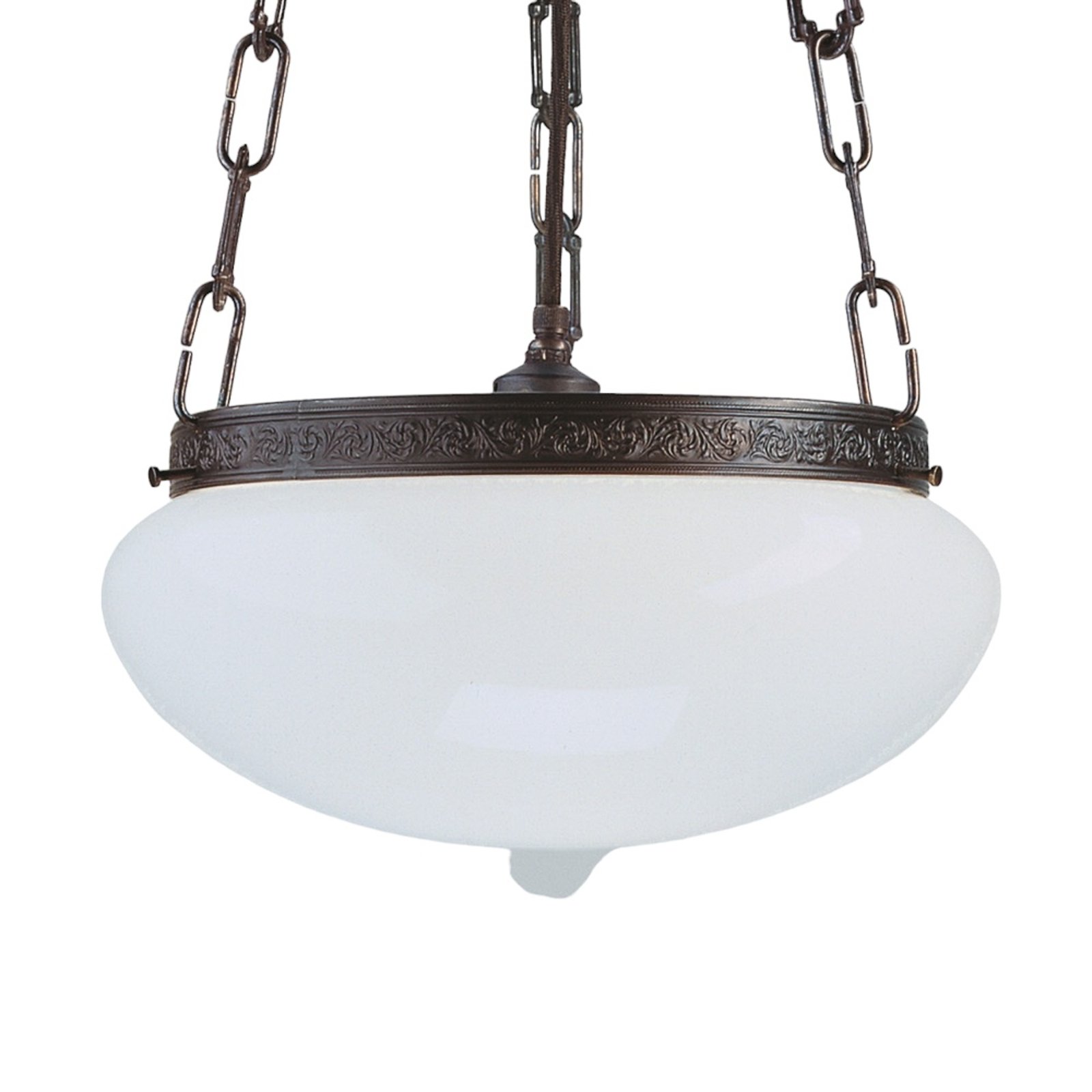 Verne hanging light with an antique look