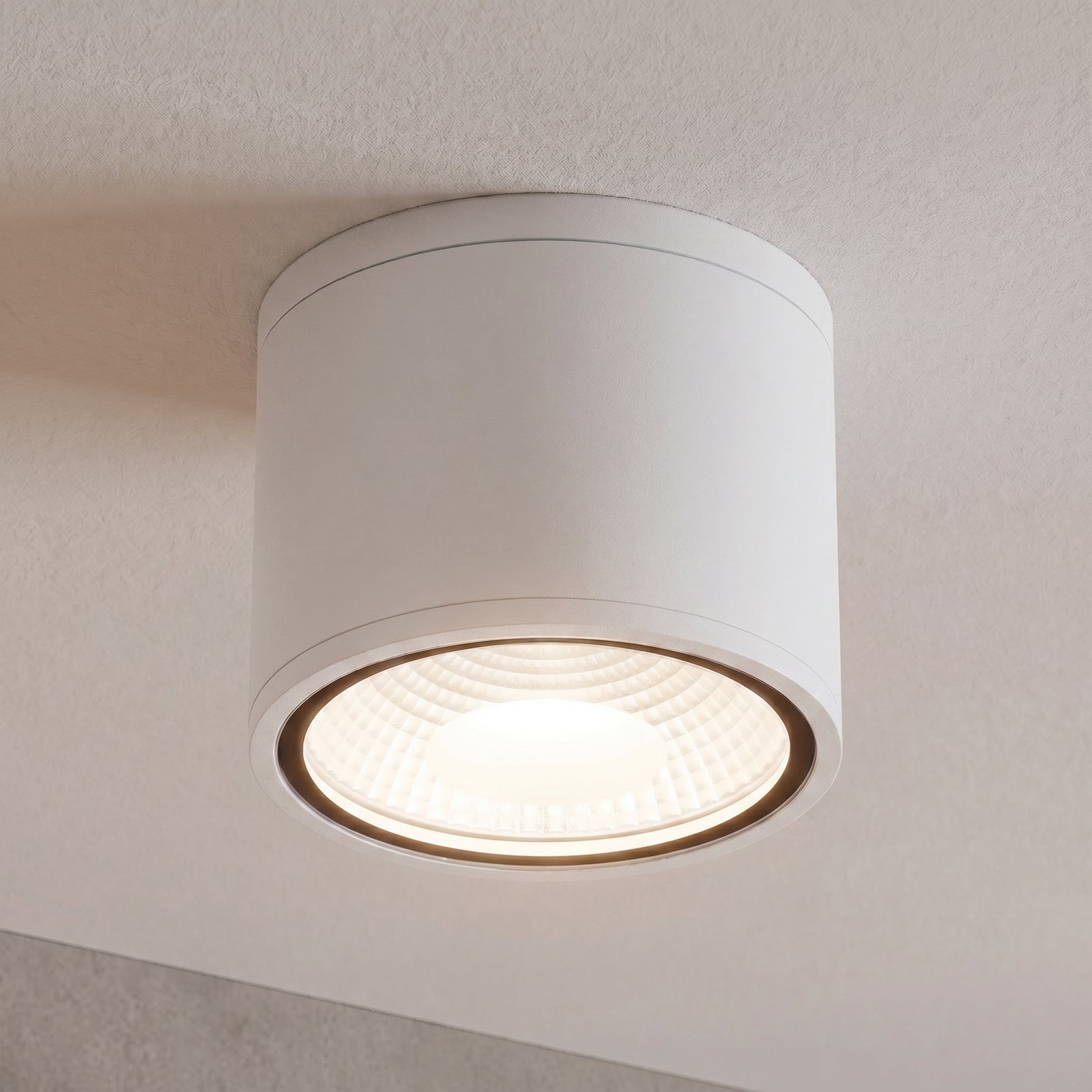 LED plafondspot Sputnik IP65 Ø 14,5 cm wit