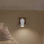 LEDVANCE LED-vægspot Mercury GU10, træ/hvid