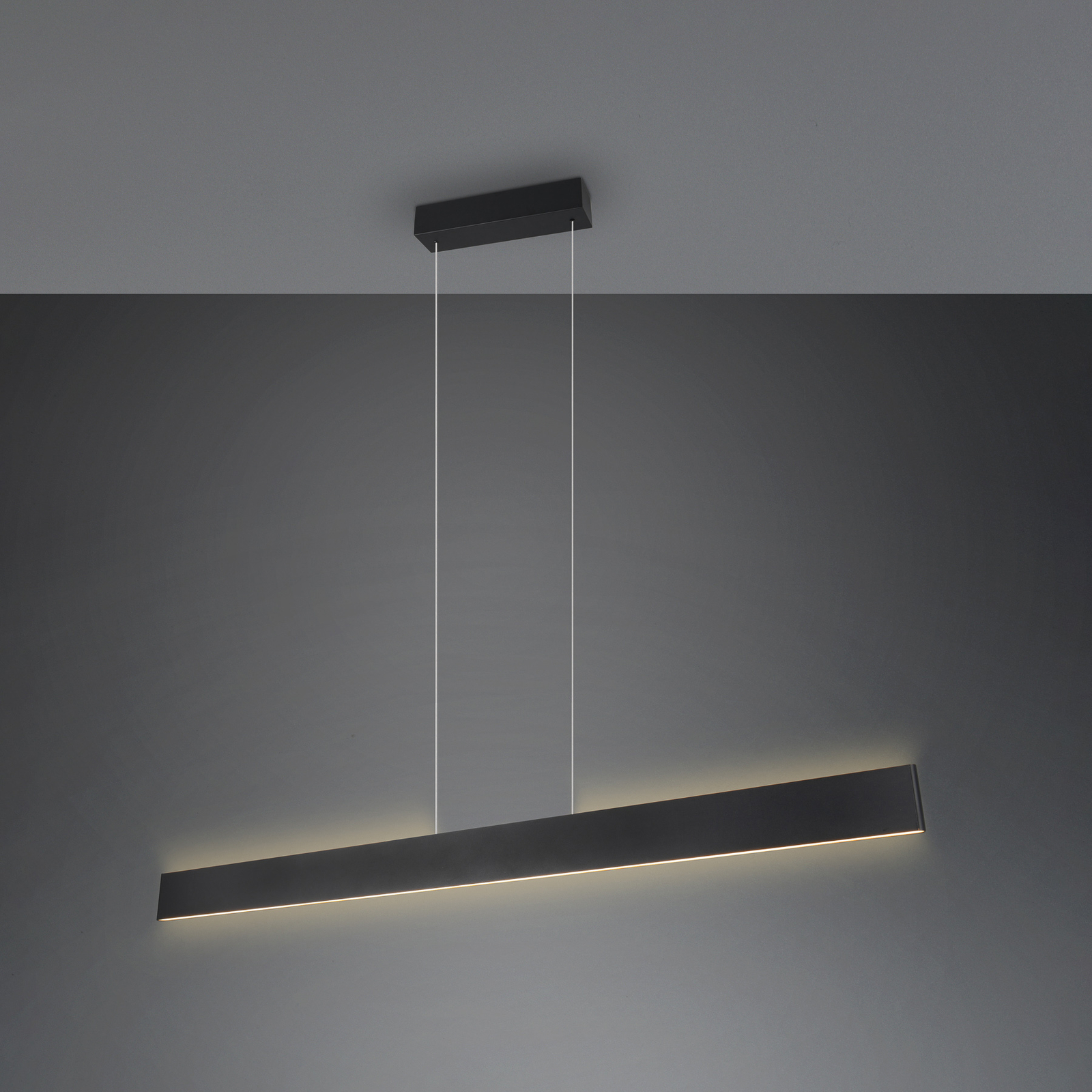 Suspension LED Galway, noir mat, up/down, CCT, métal