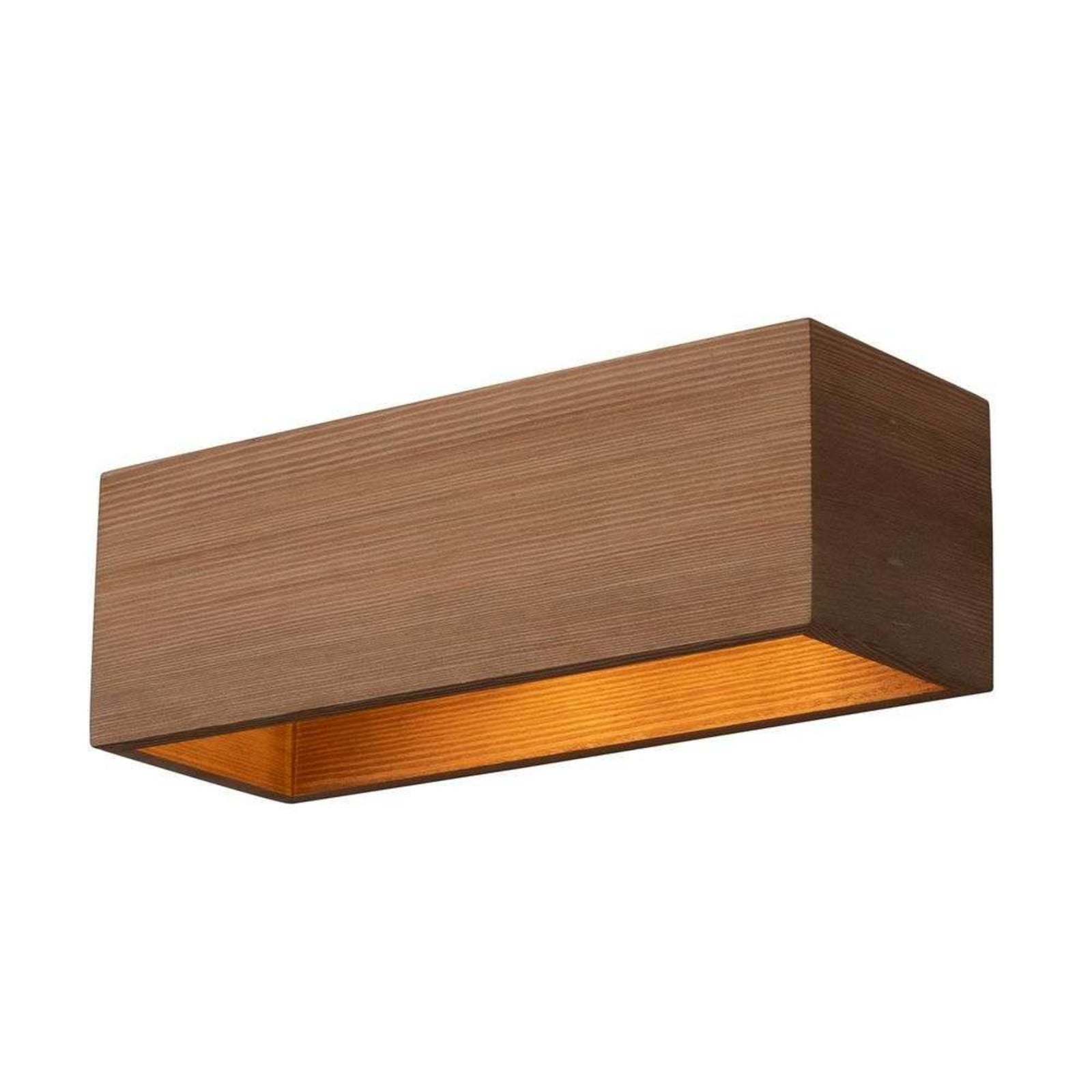 Kubiko Væglampe Pine Wood Envostar - Stue - Metal