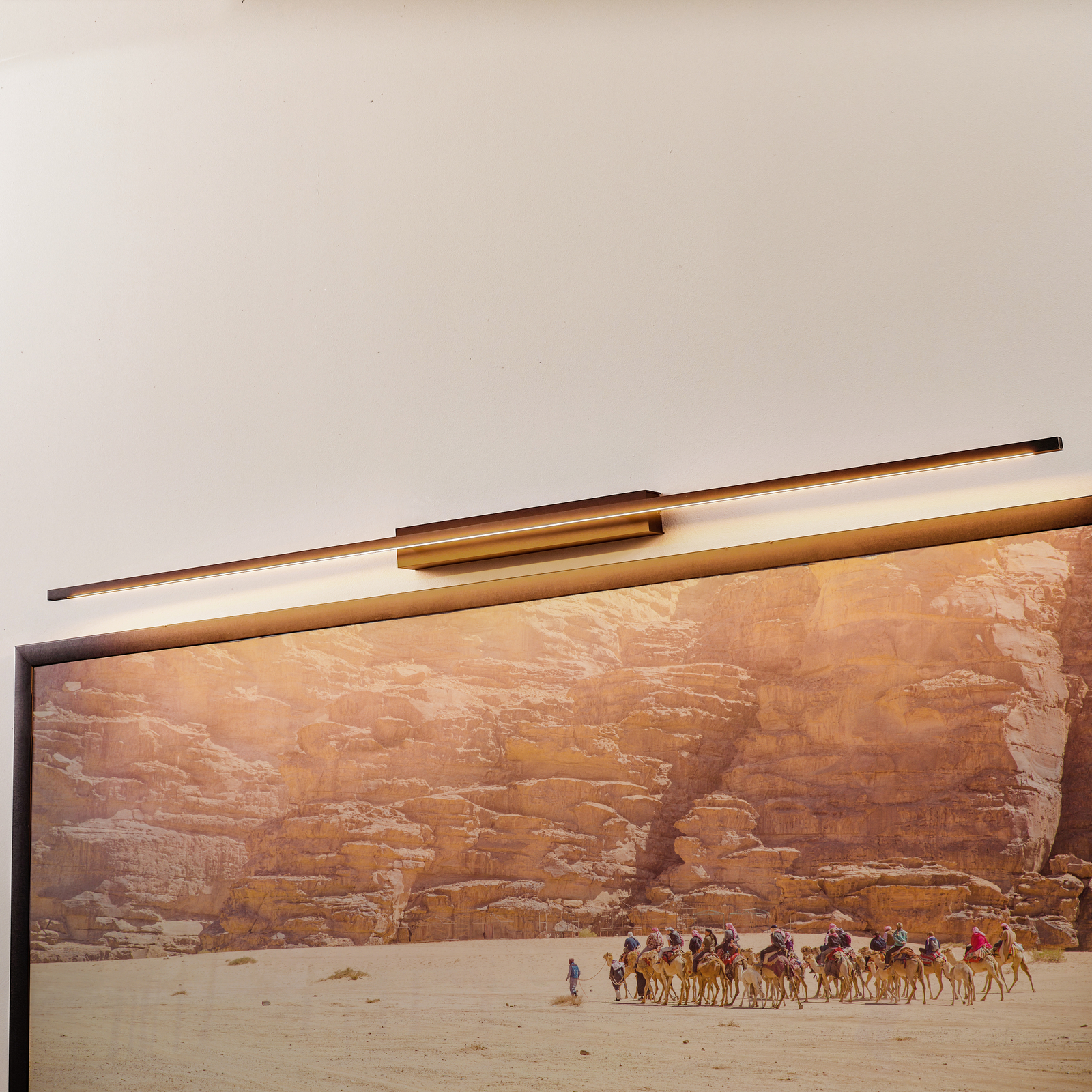 Rothfels Tolu applique tableau LED, noire, 158 cm