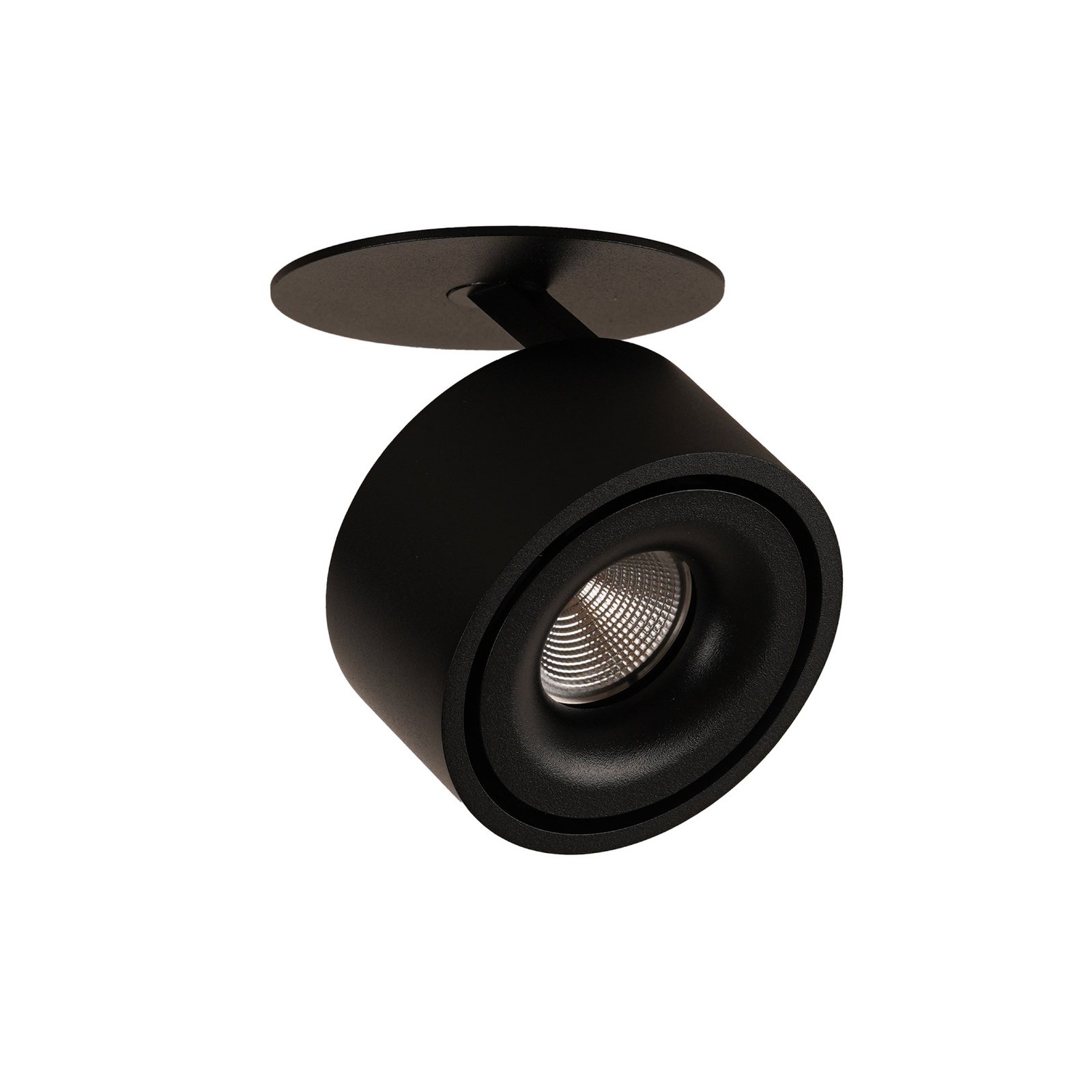 Braccio LED-Einbaulampe schwarz, Metall, Ø 10,2cm - Antidark