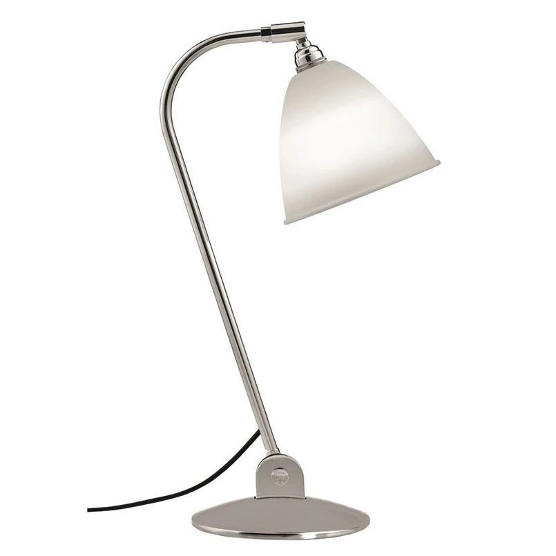 GUBI – Bestlite BL2 Tischleuchte Ø16 Chrom/Porzellan