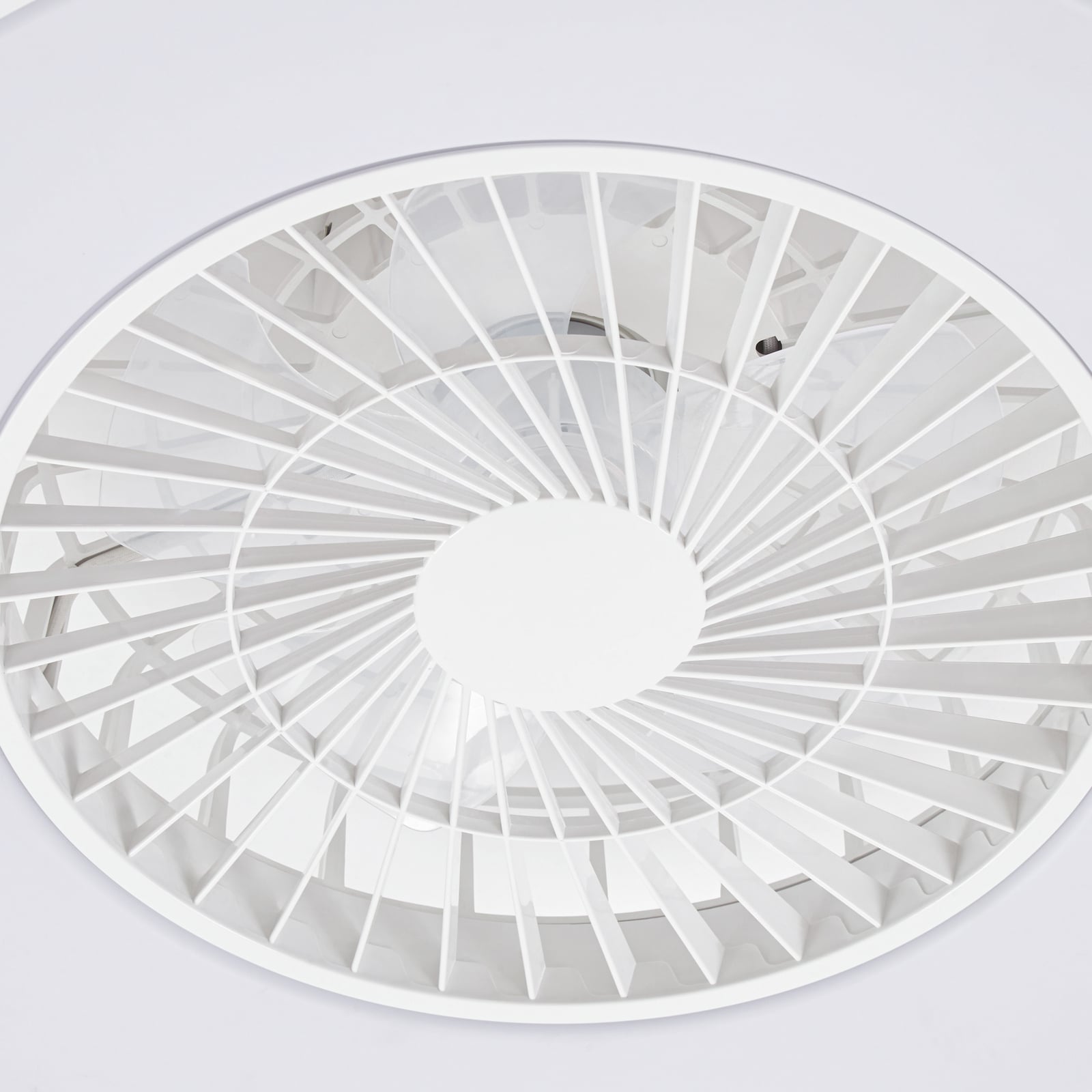 Ventilateur de plafond LED Lindby Teleo, Ø 58 cm, blanc, courant continu, Tuya Ventilateur de plafond LED Lindby Teleo, Ø 58 cm, blanc, courant continu, Tuya