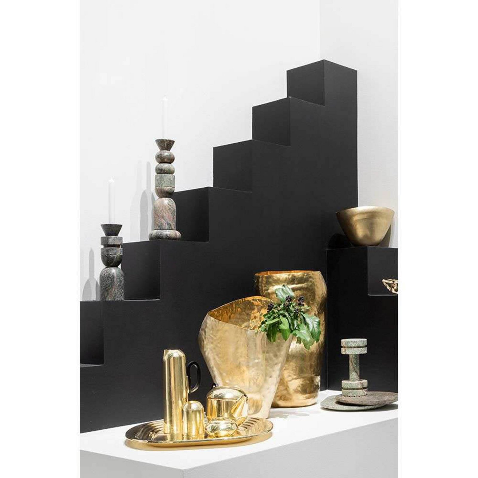 Bash Vessel Kom Wide Gold - Tom Dixon