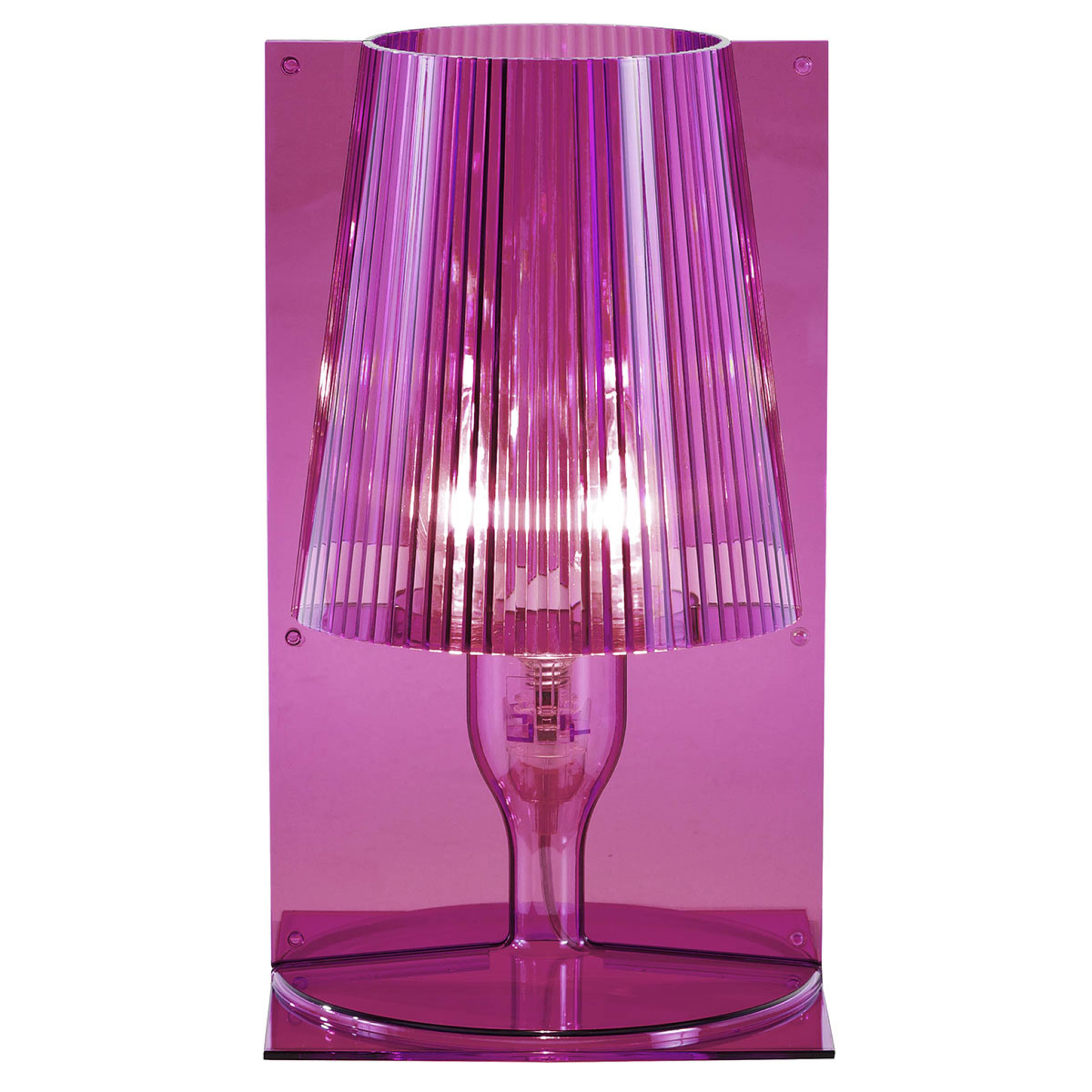Kartell Take lámpara de mesa de diseño, rosa