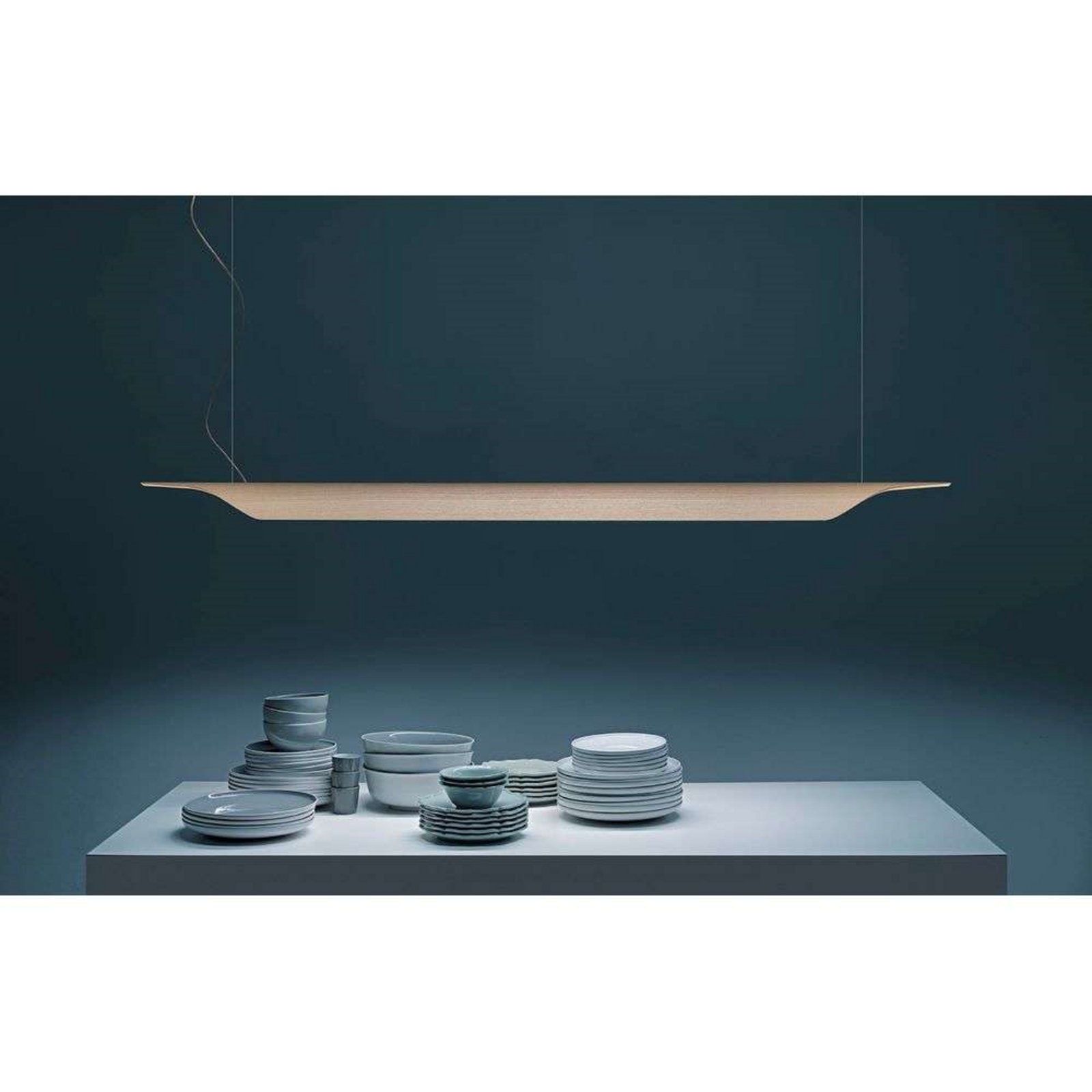 Troag Media LED Lámpara Colgante Natural - Foscarini