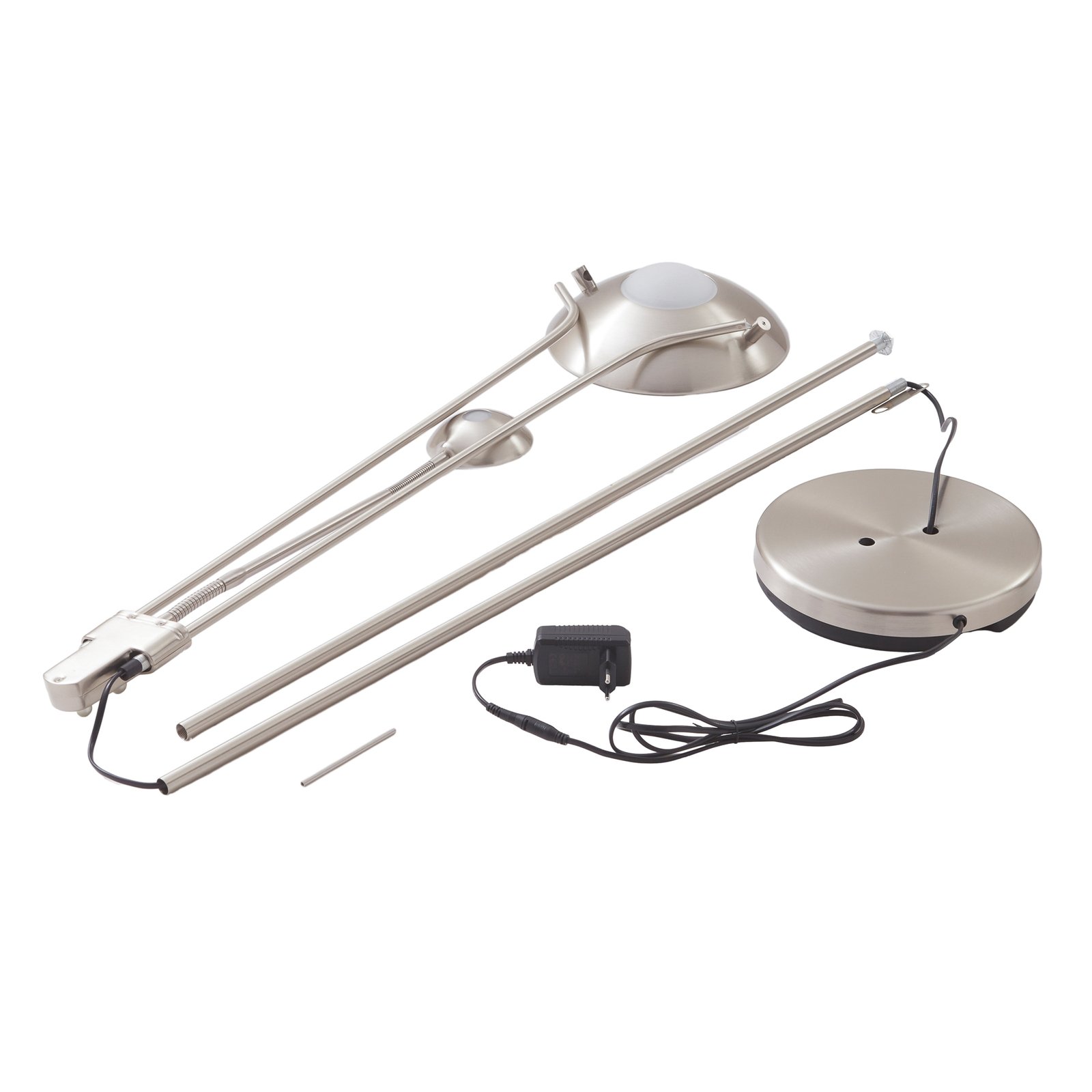 Josefin LED Stojací Lampa Nickel - Lindby