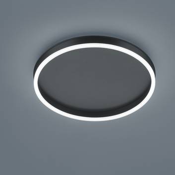 Helestra Sona LED-Deckenleuchte, schwarz, Ø 40 cm