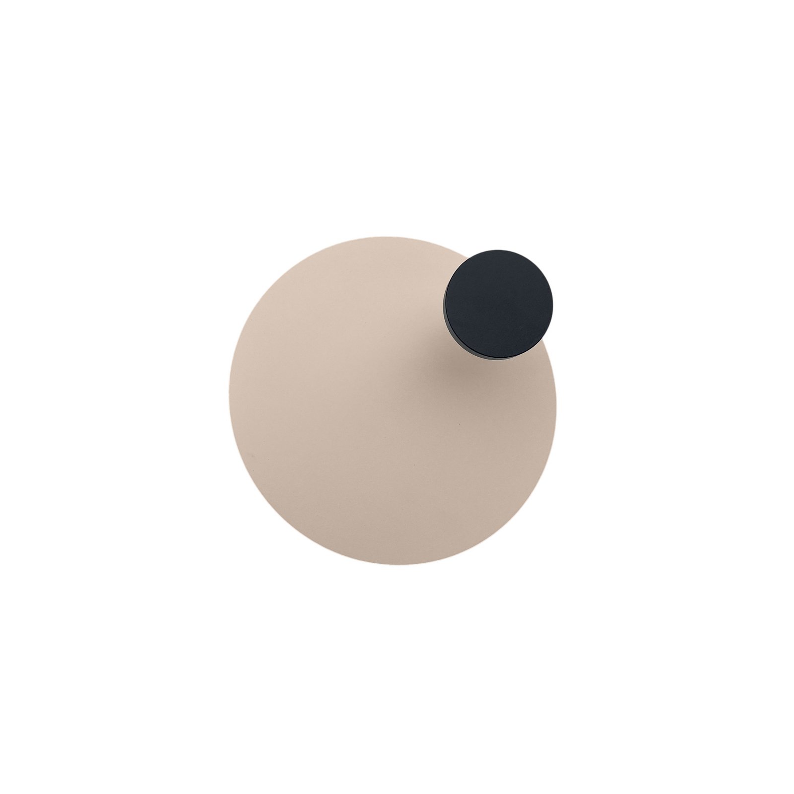 Knikerboker LED wall lamp Pois, cream, Ø 25 cm, dimmable