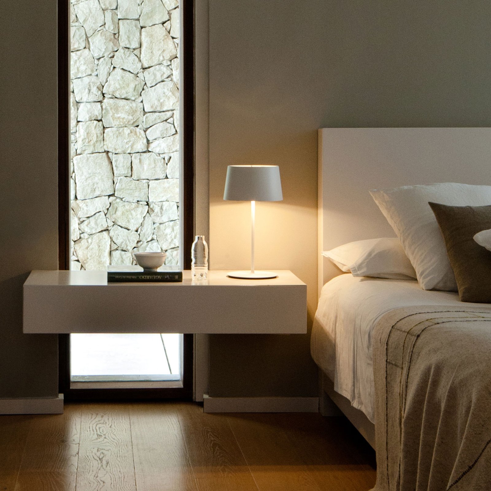 Warm 4896 Tischleuchte, Ø 22 cm, weiß - Vibia Warm 4896 Tischleuchte, Ø 22 cm, weiß - Vibia