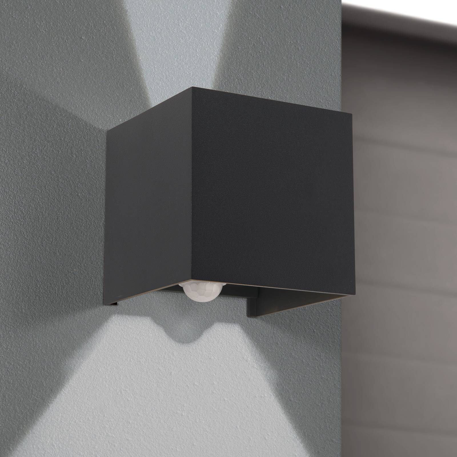 Orion Applique d’extérieur LED Cube-S anthracite métal capteur