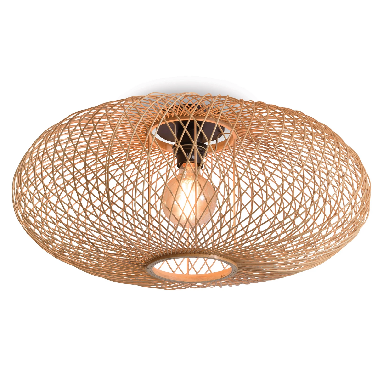 GOOD & MOJO Cango plafondlamp, ellips, naturel