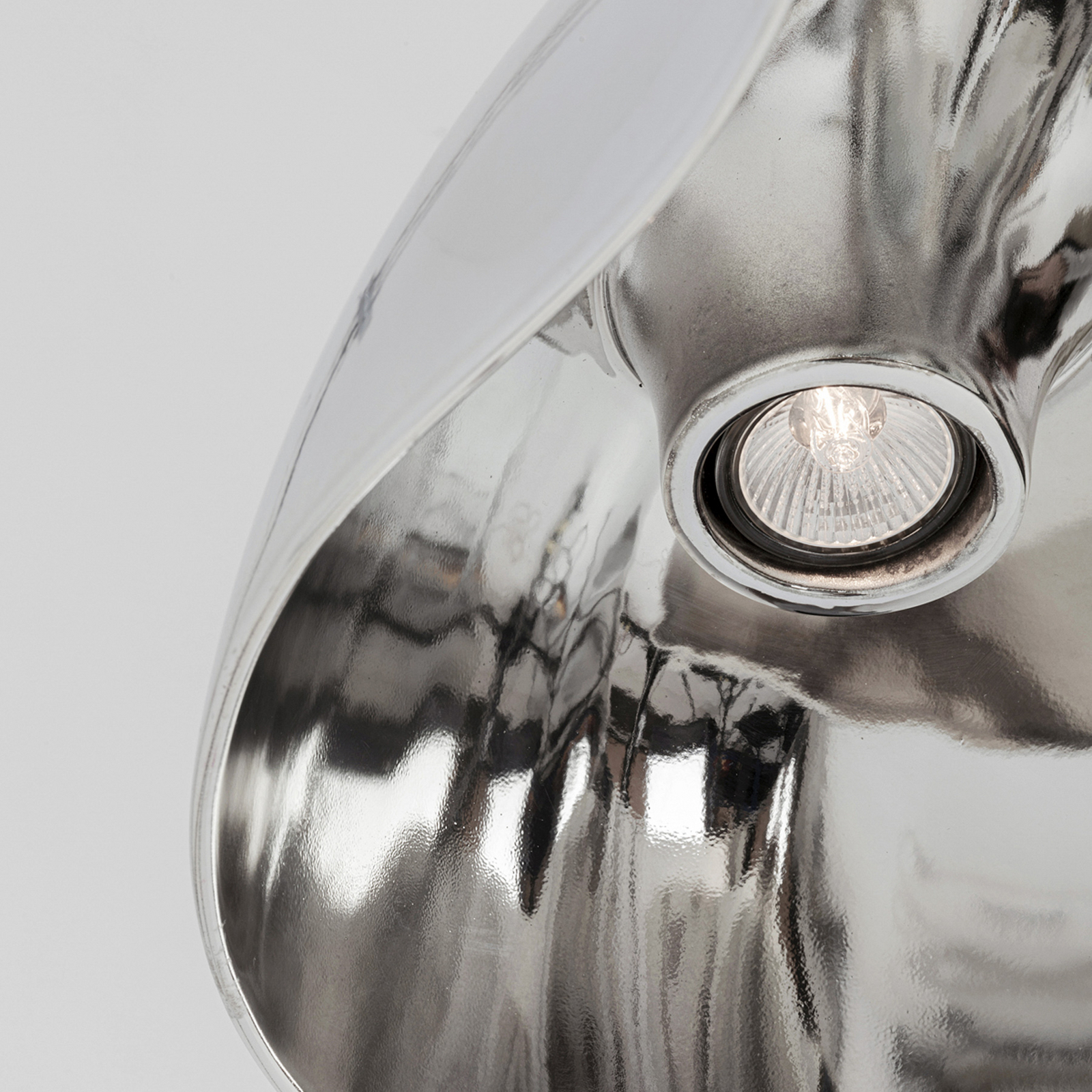 KARE hanglamp Cloud, zilver, glas, 2-lamps, GU10 KARE hanglamp Cloud, zilver, glas, 2-lamps, GU10
