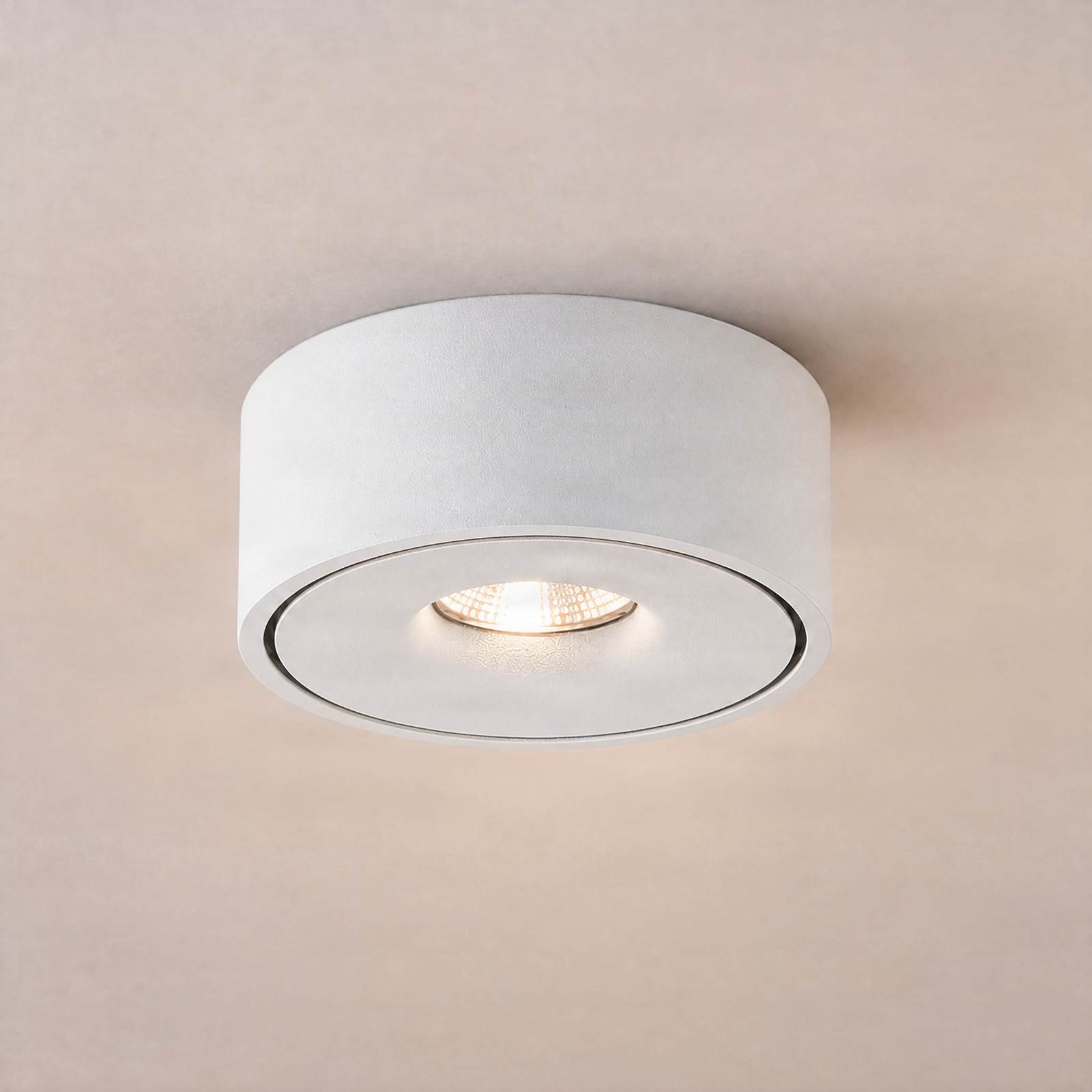 Arcchio Rotari LED mennyezeti lámpa, fehér, fém, Ø 12 cm