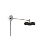 Asteria Long LED-Wandlampe, schwarz, Stahl, Stecker - UMAGE