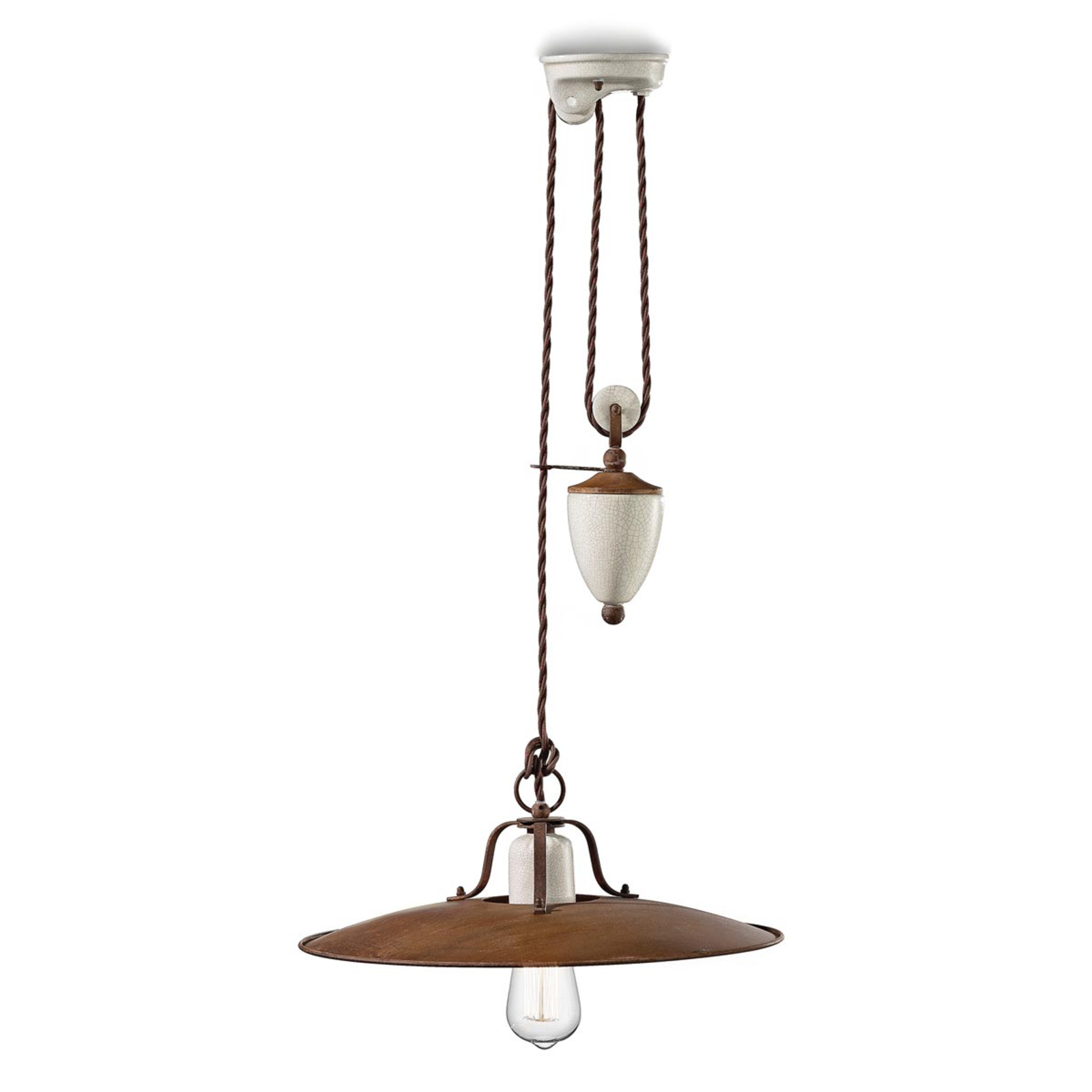 Riccardo Pendant Light Rise And Fall Mechanism Lights Co Uk