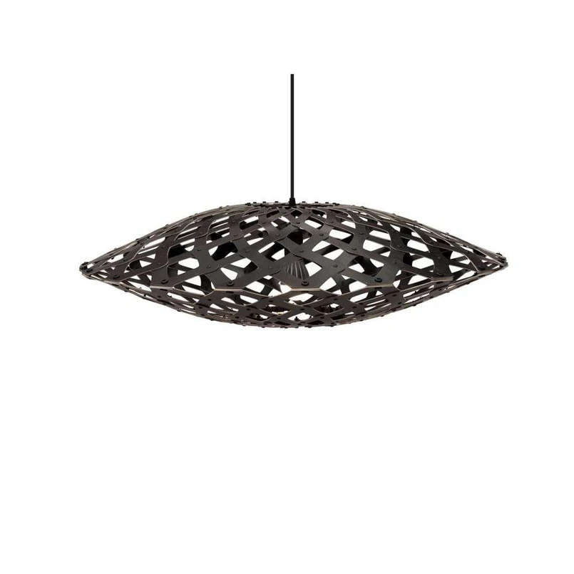 David Trubridge ltd - Flax Pendelleuchte Ø80 Schwarz 2 Seiten David Trubridge