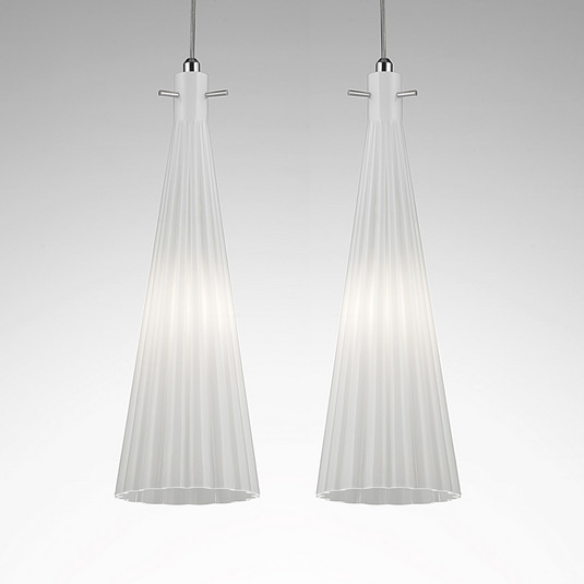 Lámpara colgante Costa Rica, 2 luces, blanco | Lampara.es