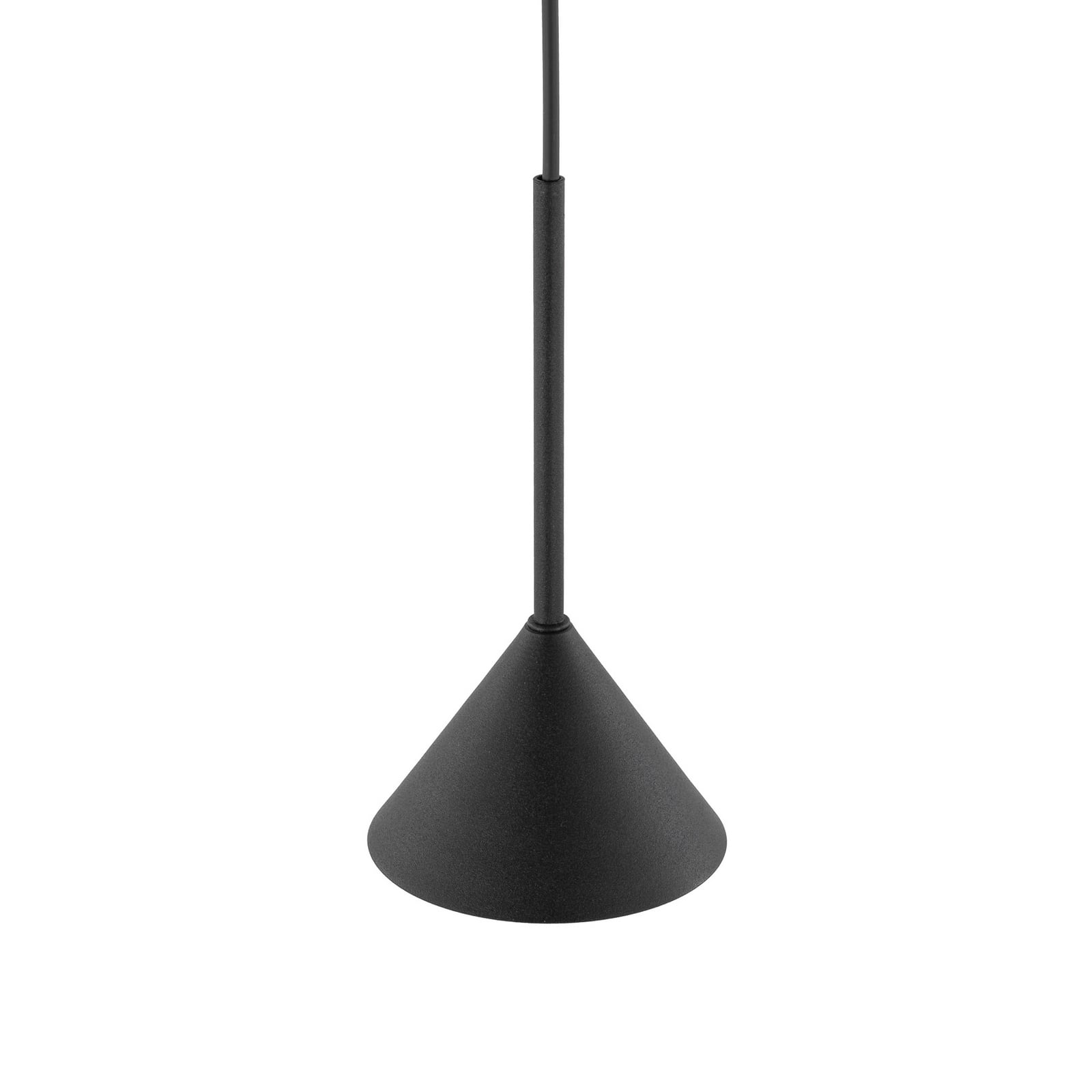 Suspension Cono Mini, à 1 lampe, Ø 12 cm, noir, GU10 Suspension Cono Mini, à 1 lampe, Ø 12 cm, noir, GU10