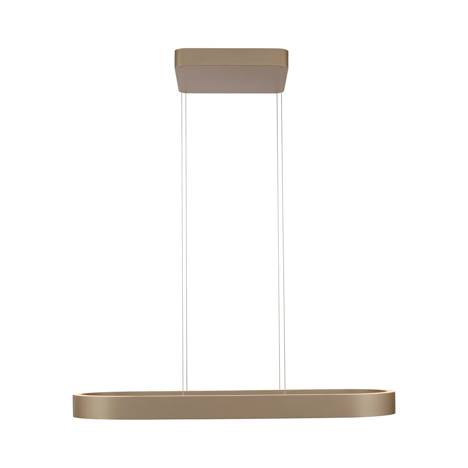 Paul Neuhaus LED závěsné světlo Q-Stretto, bronz, 86,8 cm