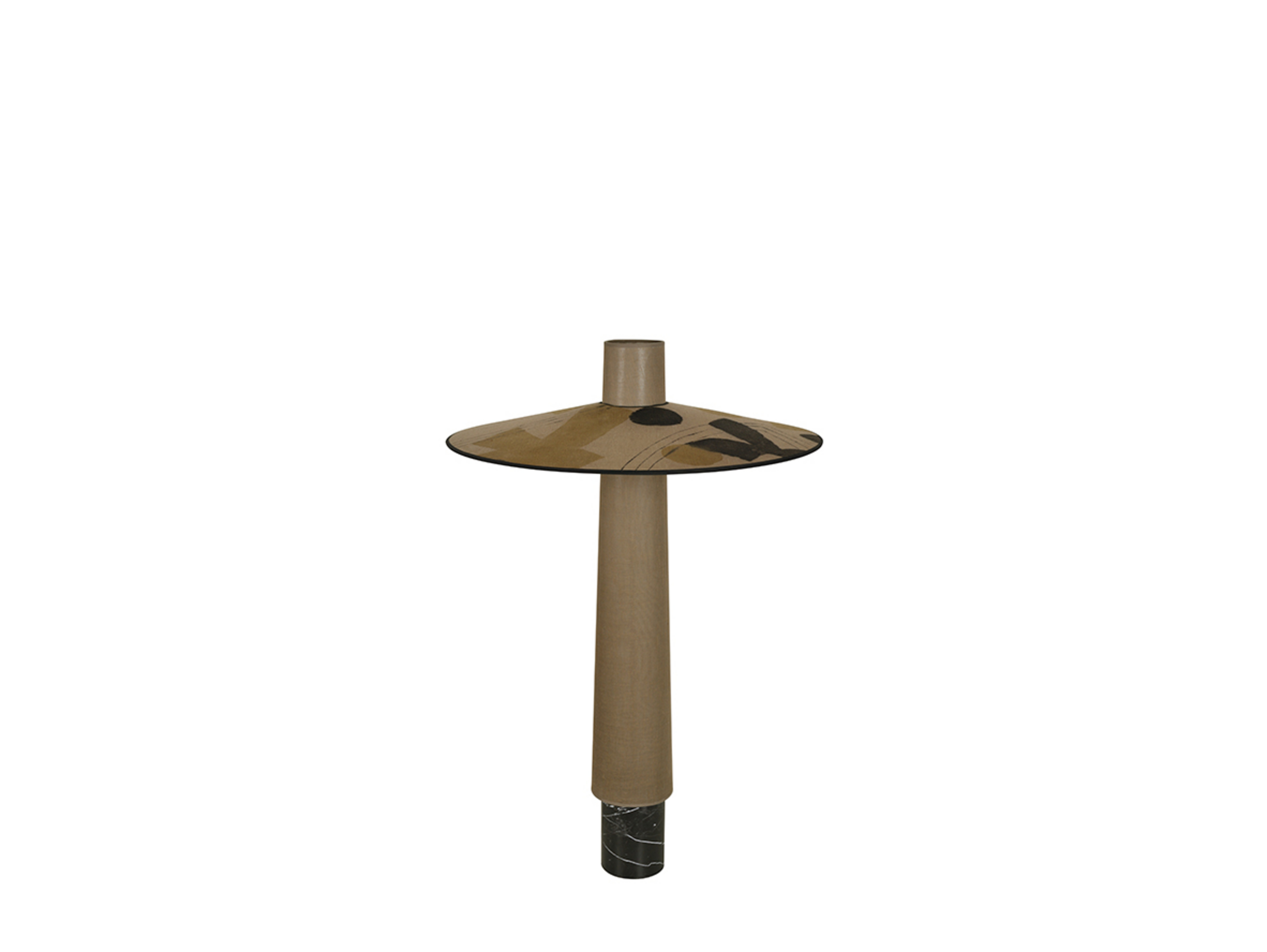 Thésée vloerlamp, bruin, hoogte 107 cm - Forestier