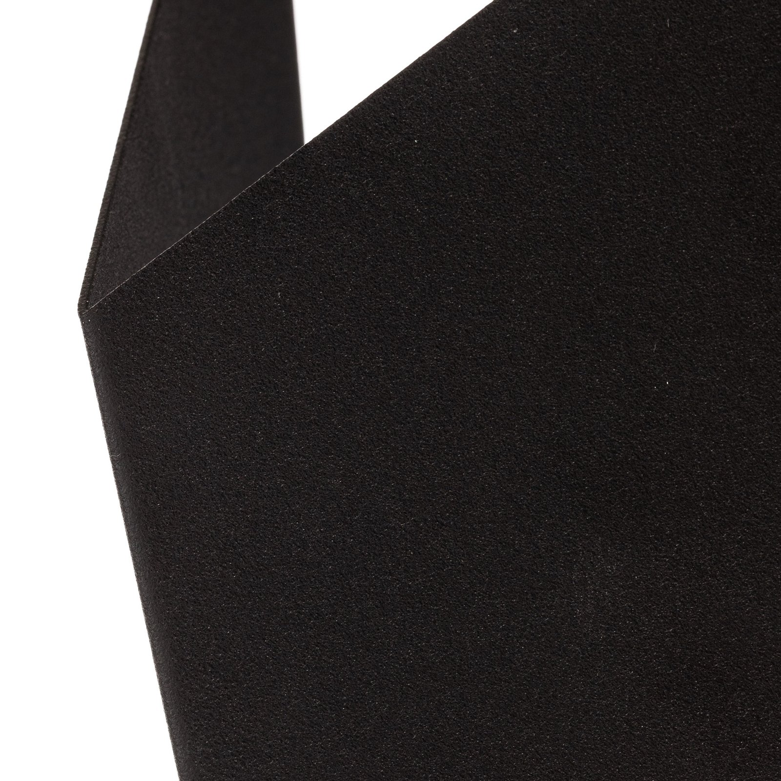 Wandleuchte Form 4, schwarz, 19 x 30 cm