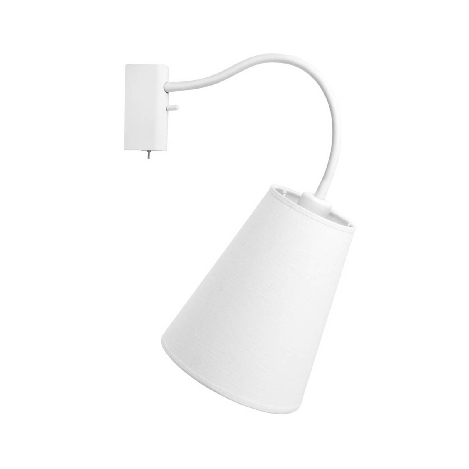 Vägglampa Flex Shade, rörlig, vit