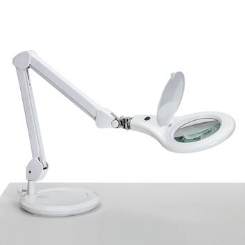 LED-lupplampa MAULmakro med stativfot