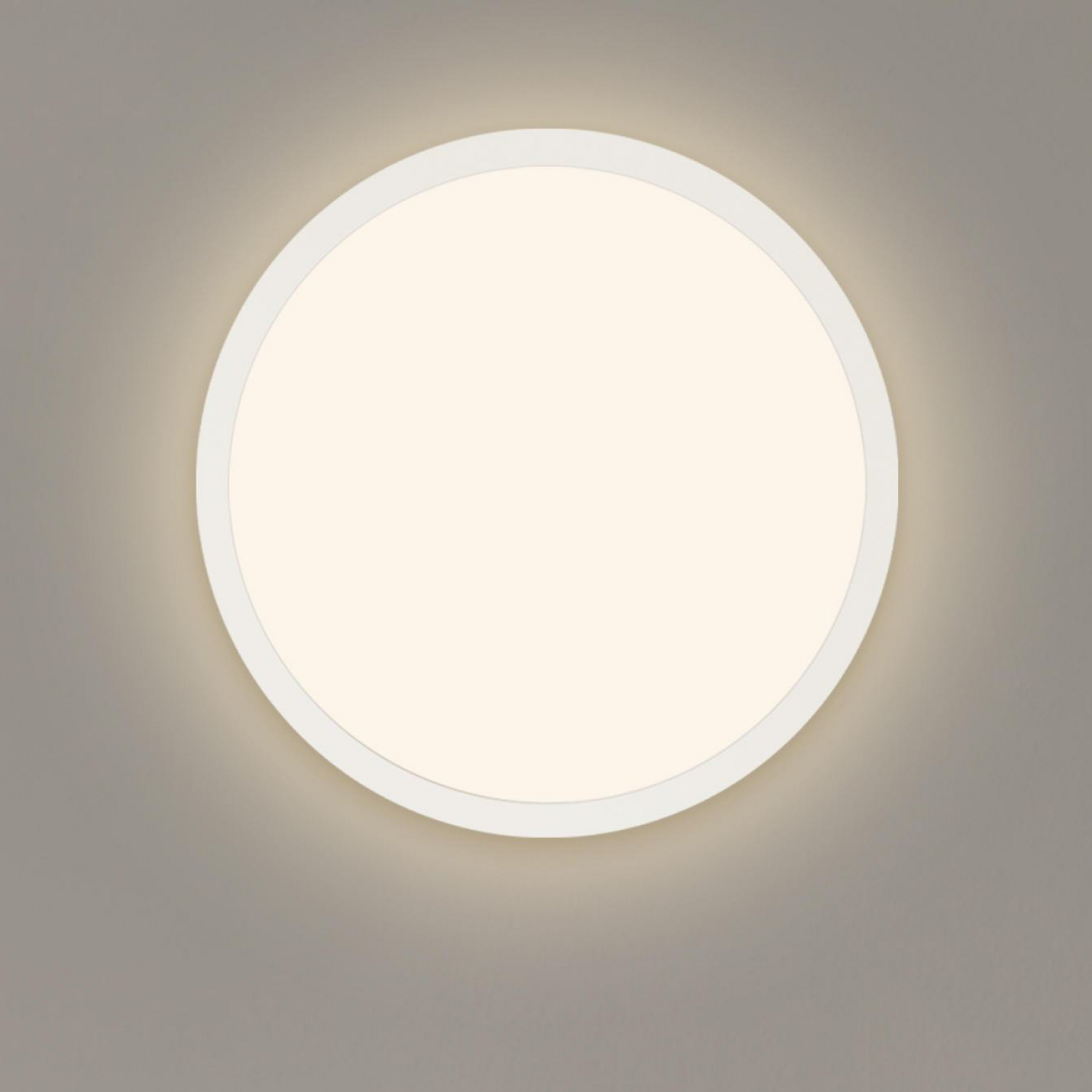 LED-paneeli Jalo Round, Ø 29,2 cm, valkoinen, muovi, 2700 K