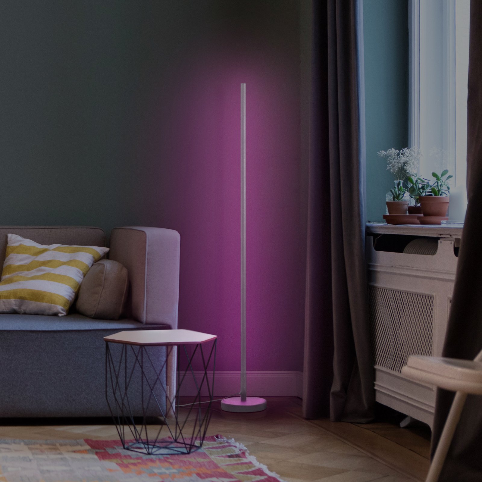 LEDVANCE SMART+ Wi-Fi Floor round floor lamp white