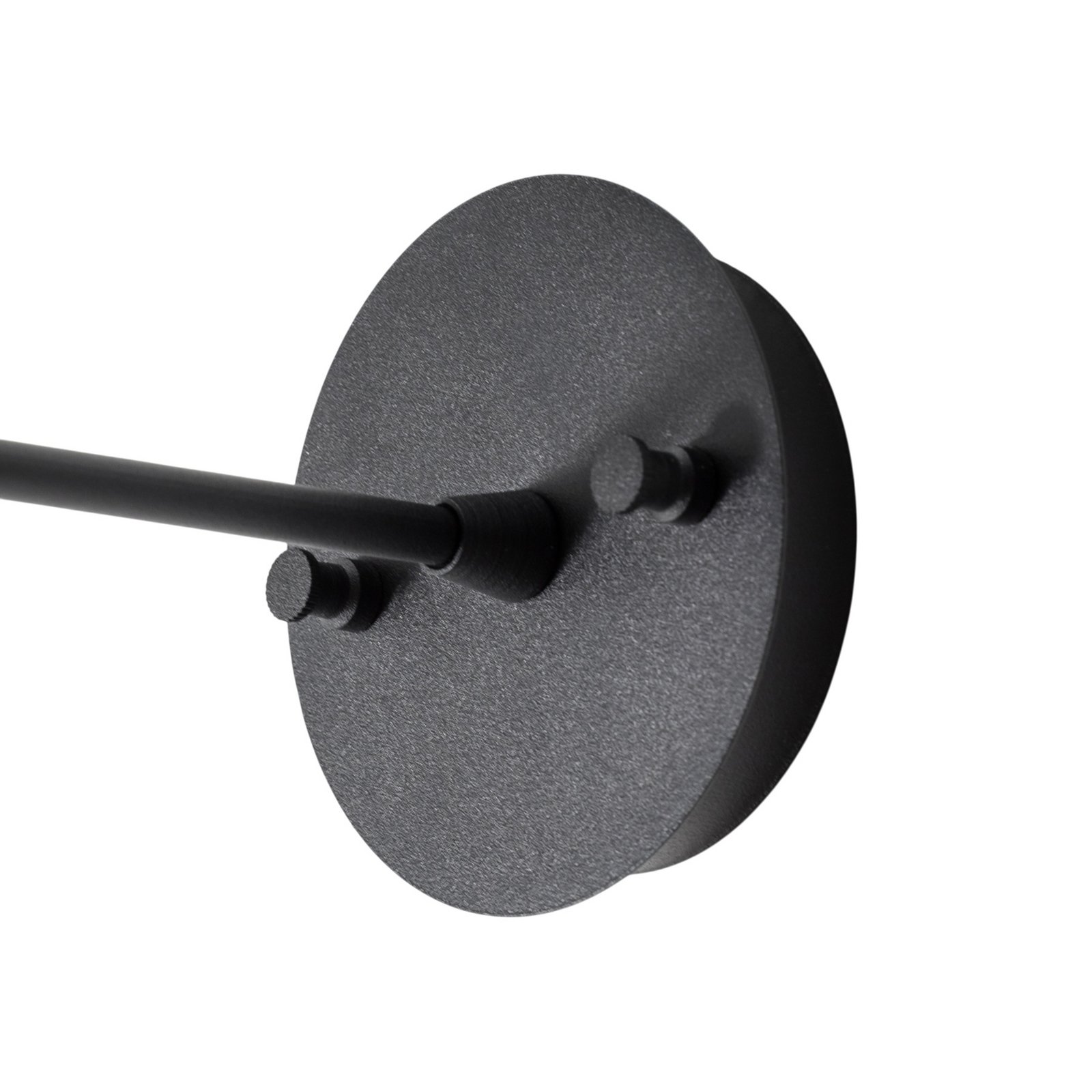 Wandleuchte Berceste, schwarz/gold, Metall, Höhe 29 cm