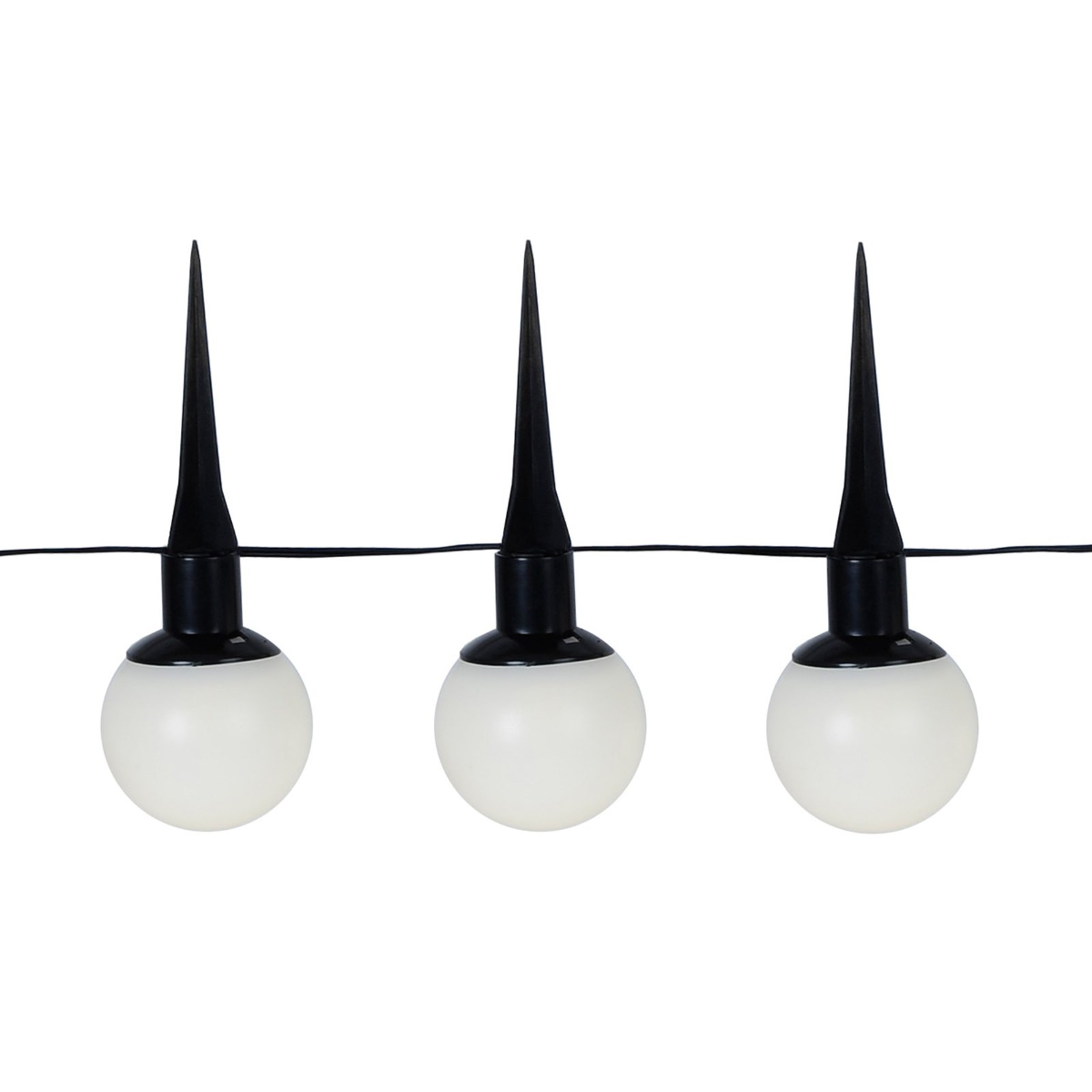 LED solar string lights Combo  with 6 solar balls