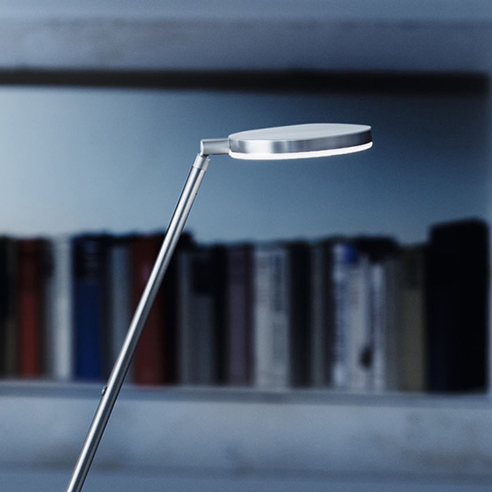Holtkötter Plano S lámpara pie LED aluminio mate