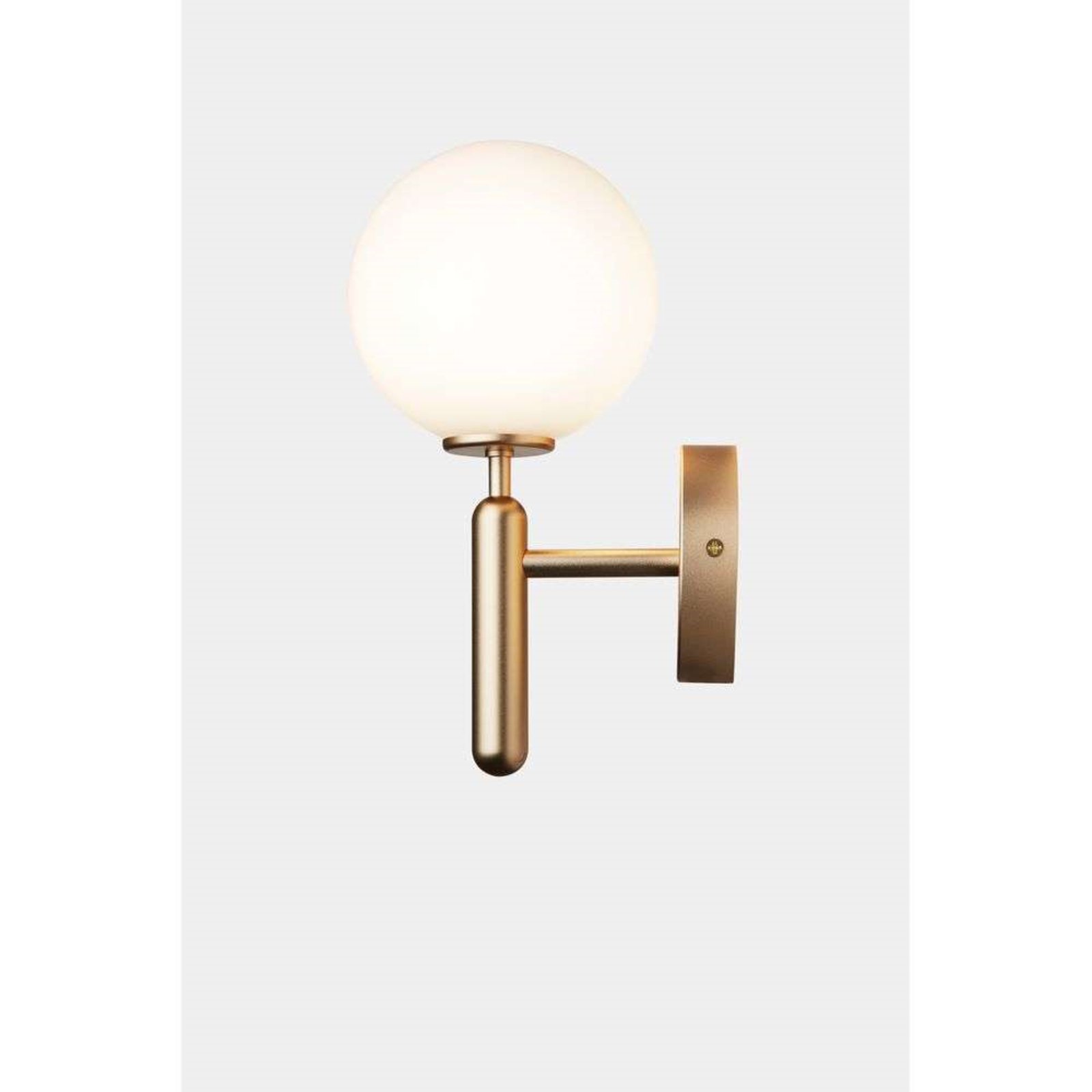 Miira Wall Lamp Brass/Opal White - Nuura