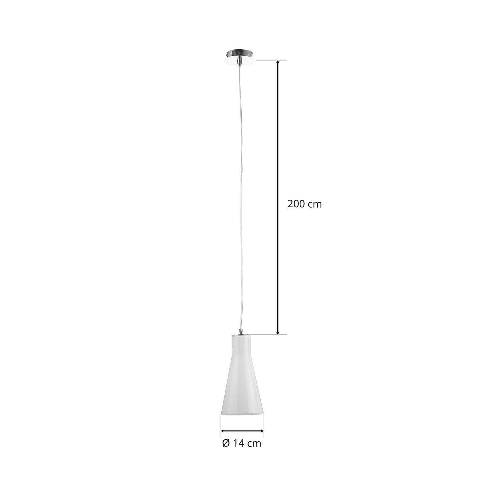 Lampa wisząca DIANA z podwieszeniem, 14 cm