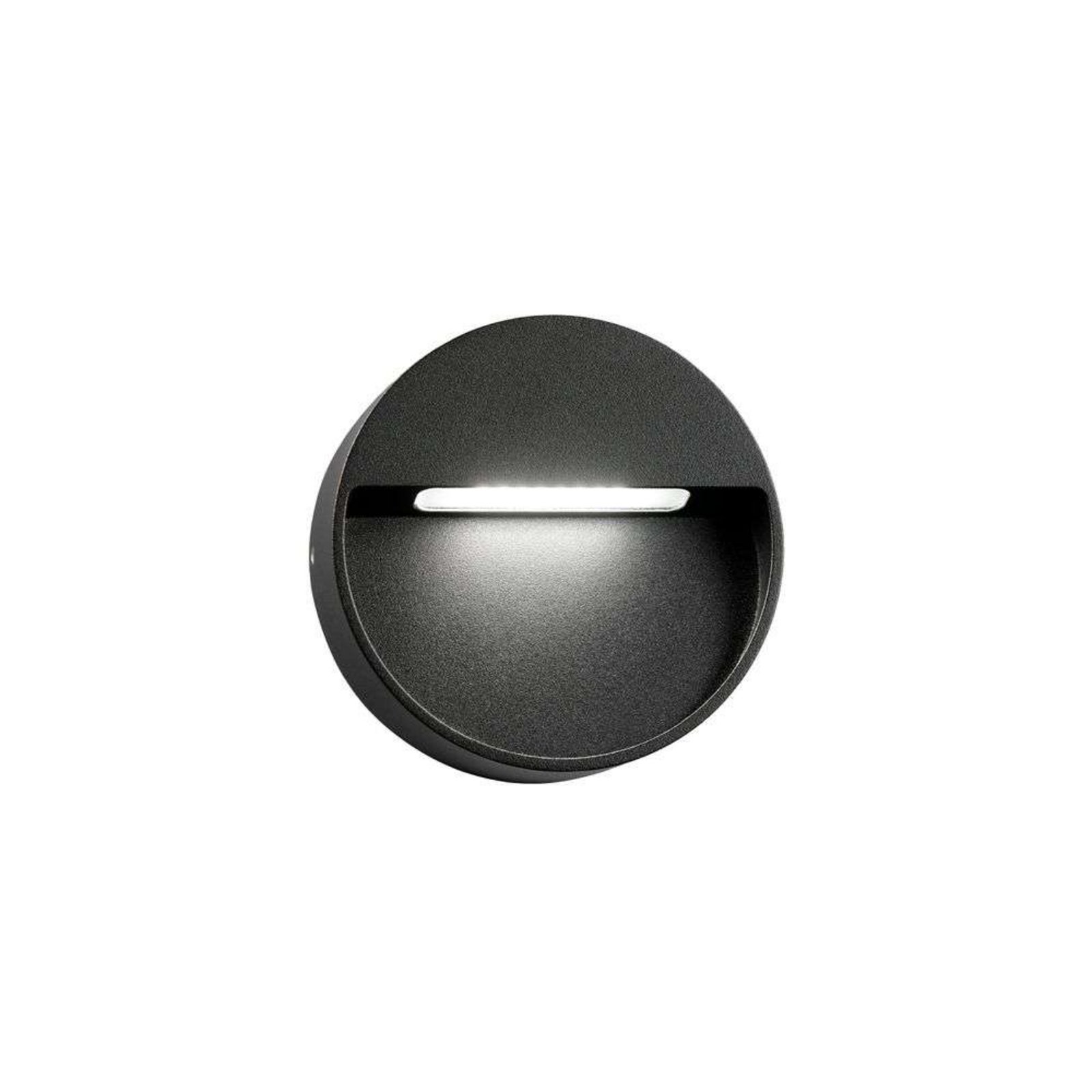 Serious 1 Candeeiro de Parede IP54 2700K Black - LIGHT-POINT