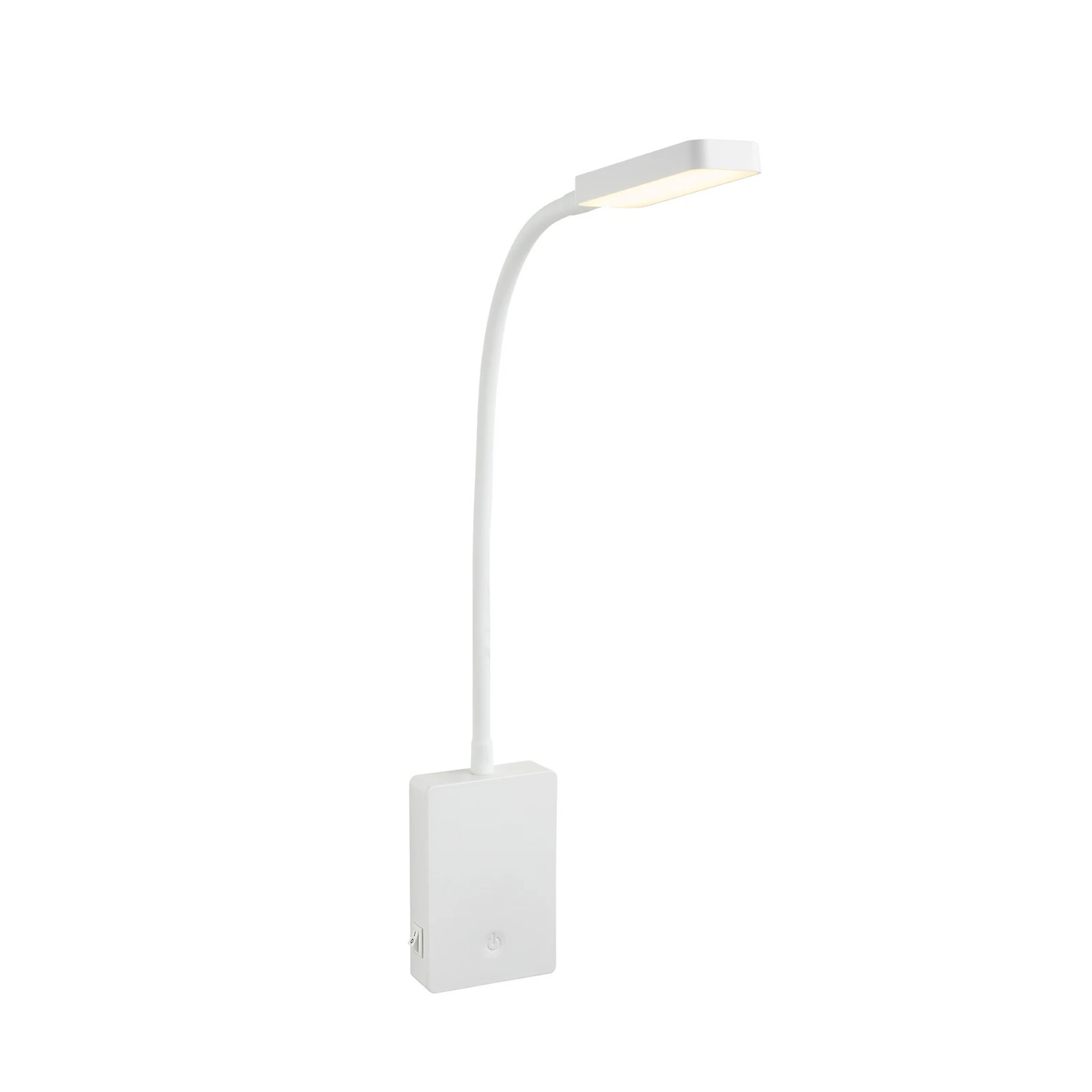 LED akumulatoru galda lampa Cielo, balta, augstums 56 cm, plastmasa