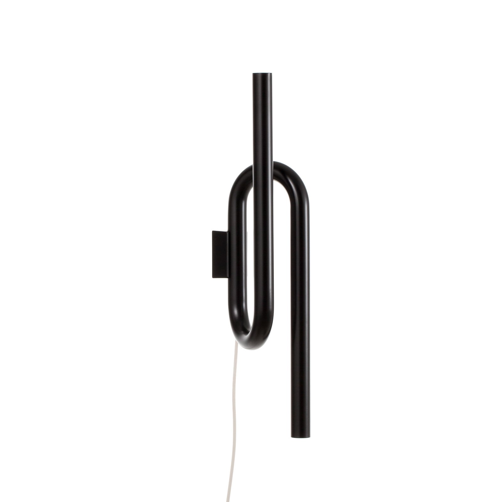 "Foscarini Tobia" LED sieninis šviestuvas su kabeliu, juodas