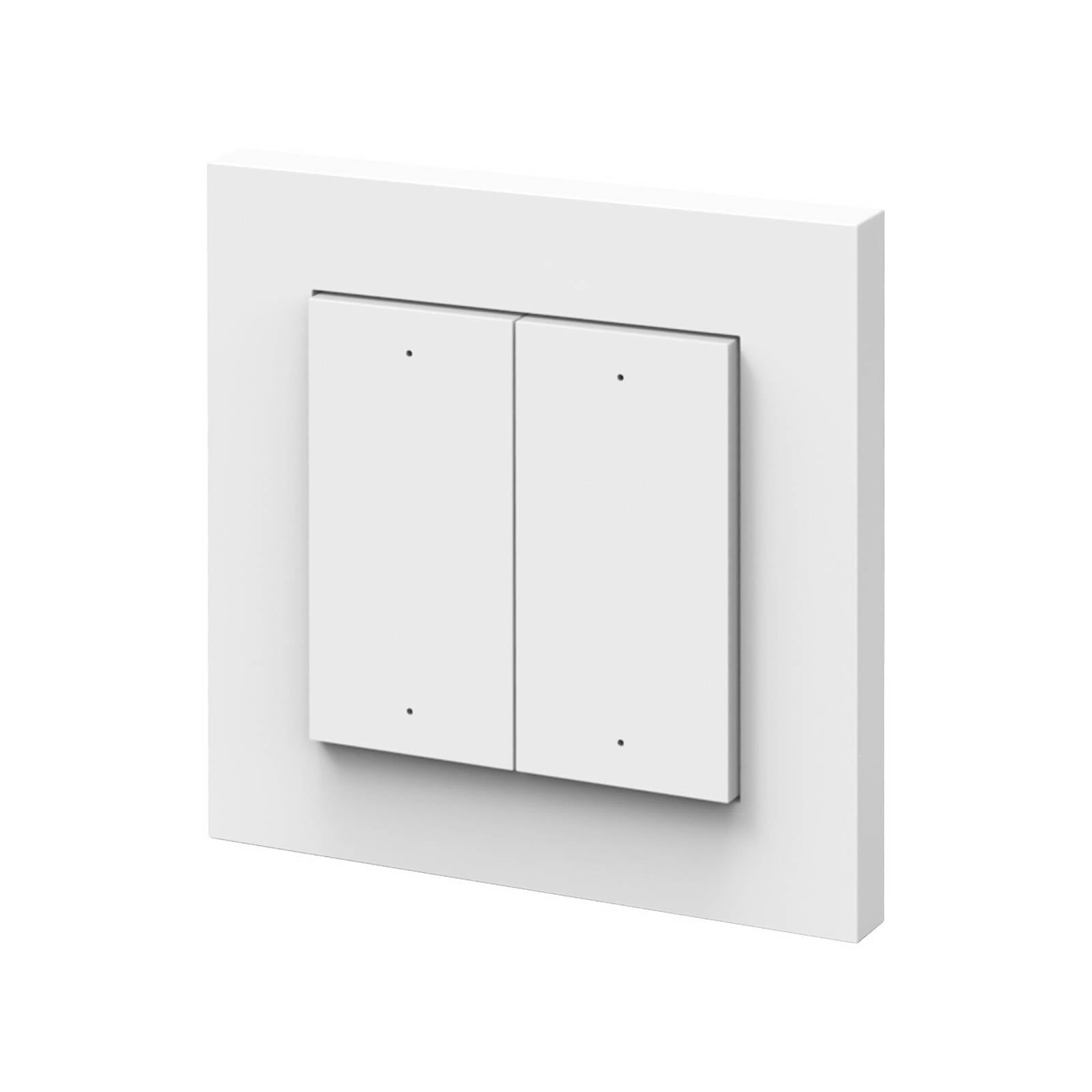 OSRAM SMART+ Interrupteur mural quadruple WiFi, batterie, blanc, mat